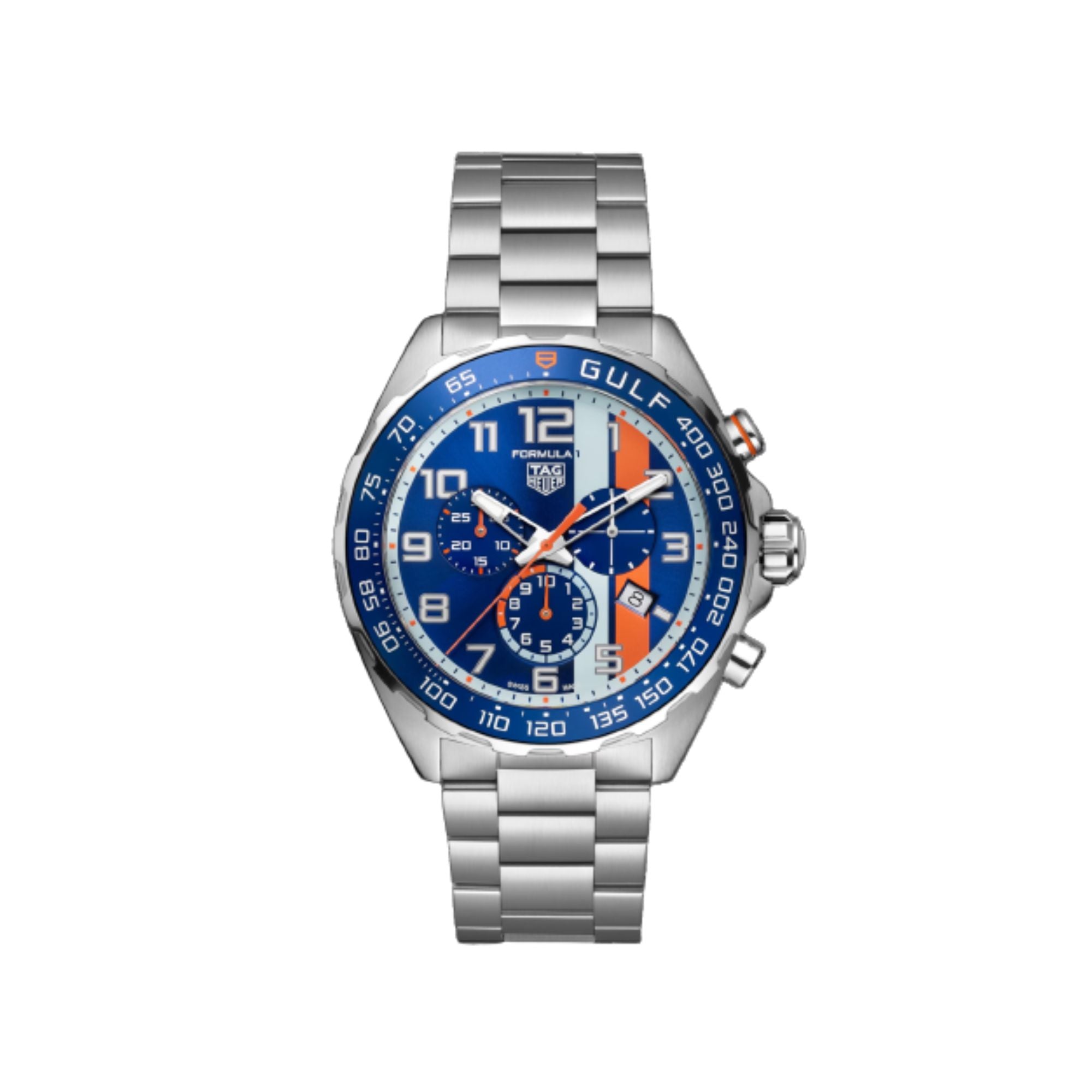 Relógio TAG Heuer Formula 1 Gulf CAZ101AT.BA0842 com Movimento Quartzo de 43mm