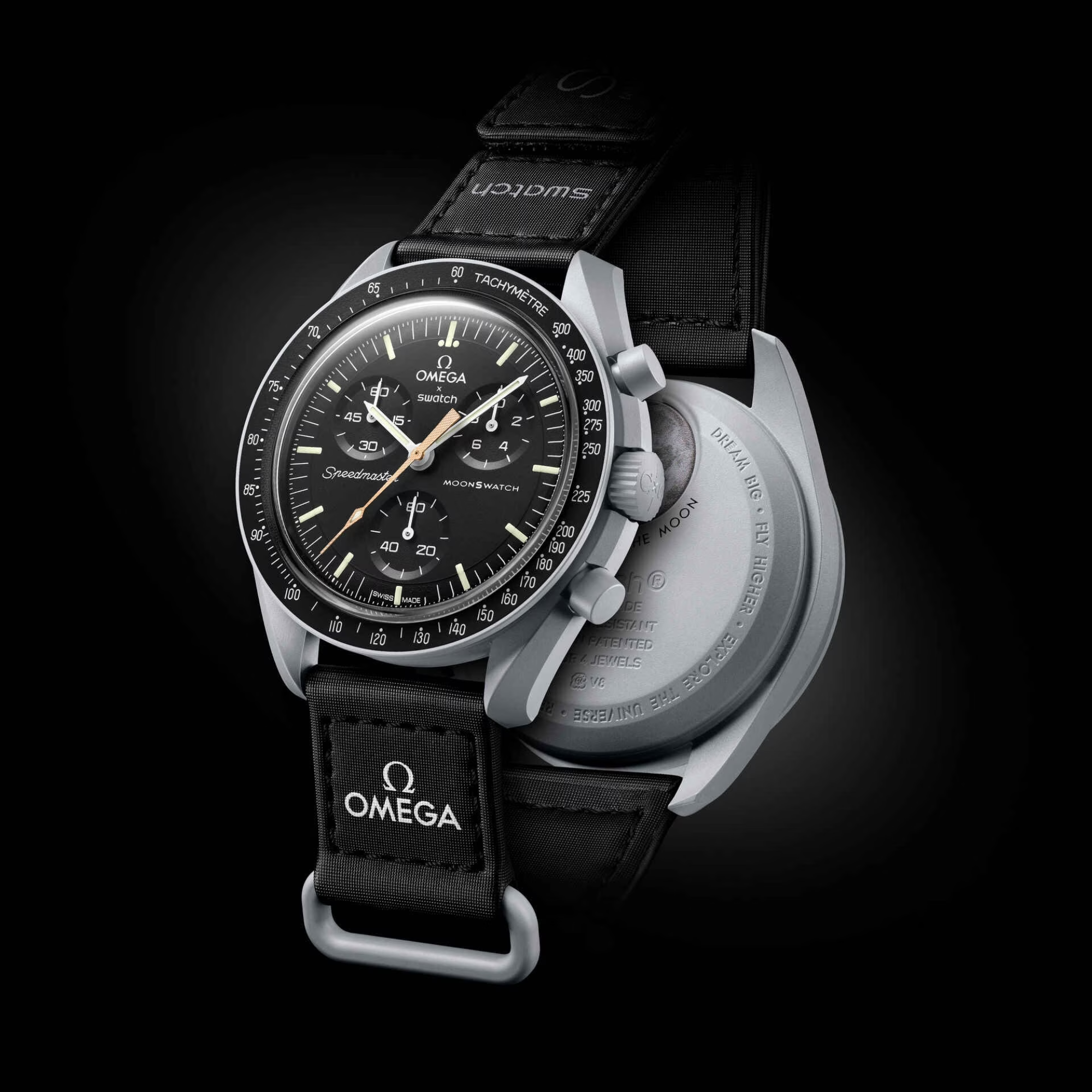 Relógio Mission to the Moon - Moonshine™ Gold - Pulseira em VELCRO©.