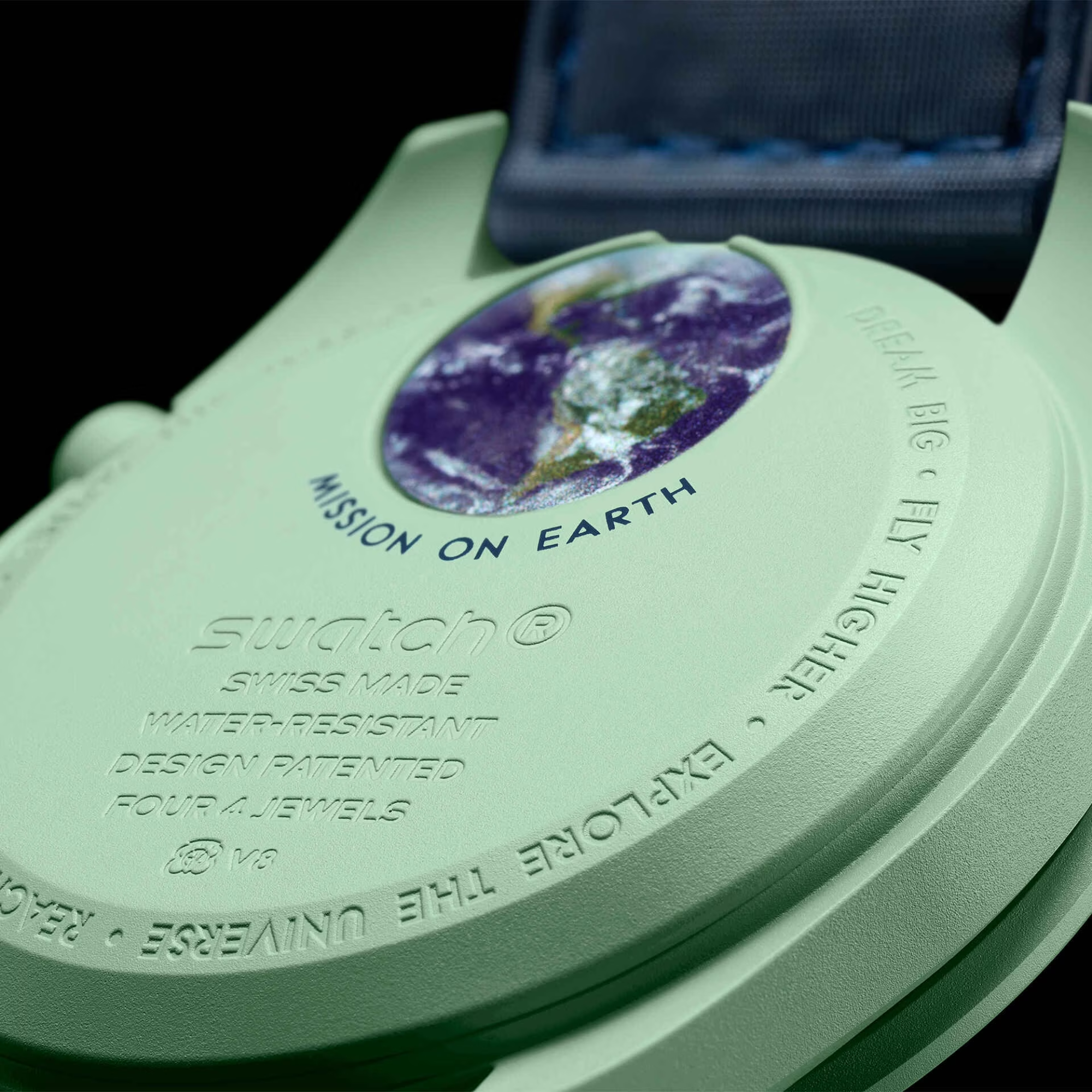 Relógio Missão na Terra - Pulseira em VELCRO©.