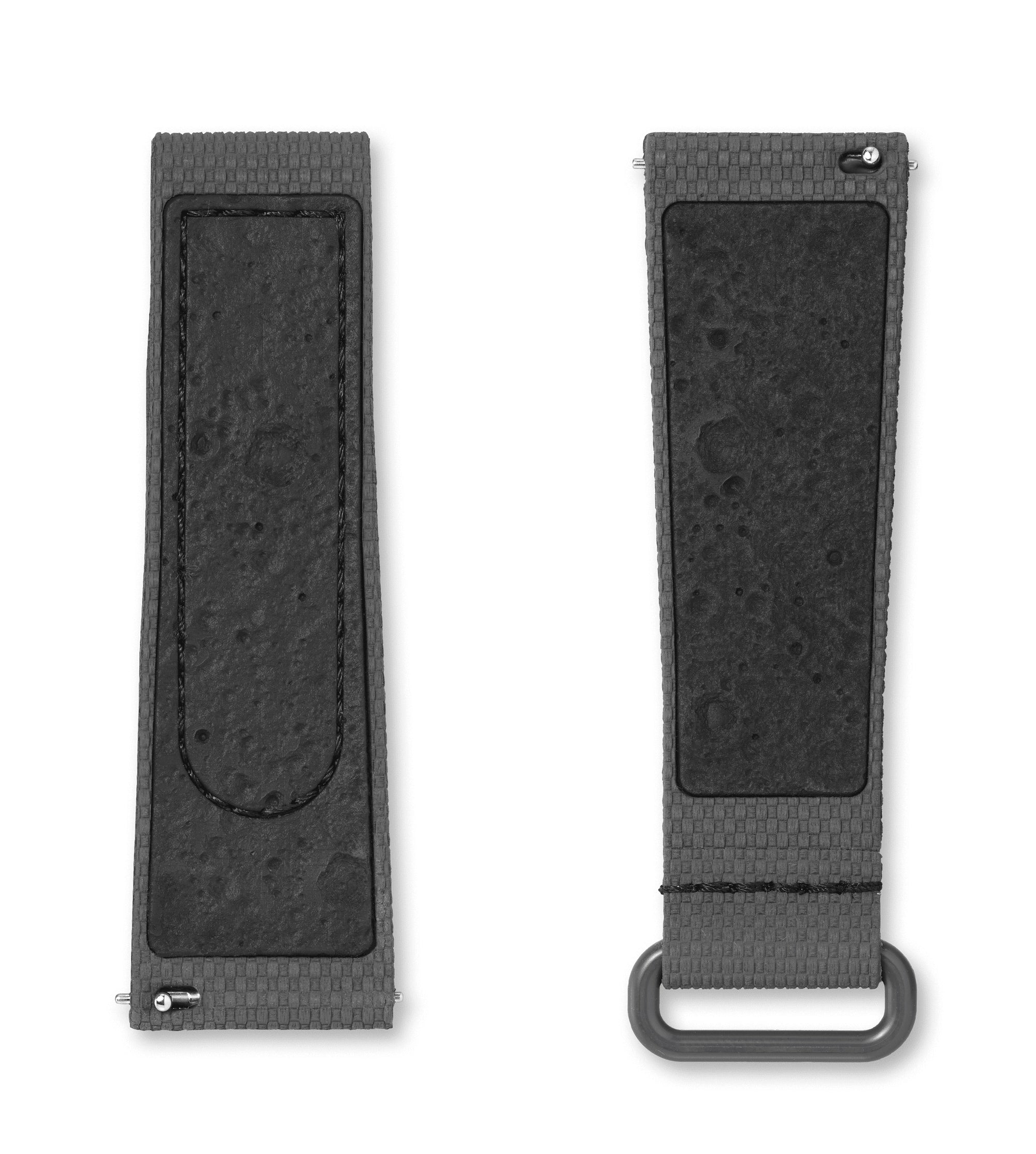 MOONSWATCH BORRACHA CINZA ESCURO/PRETO