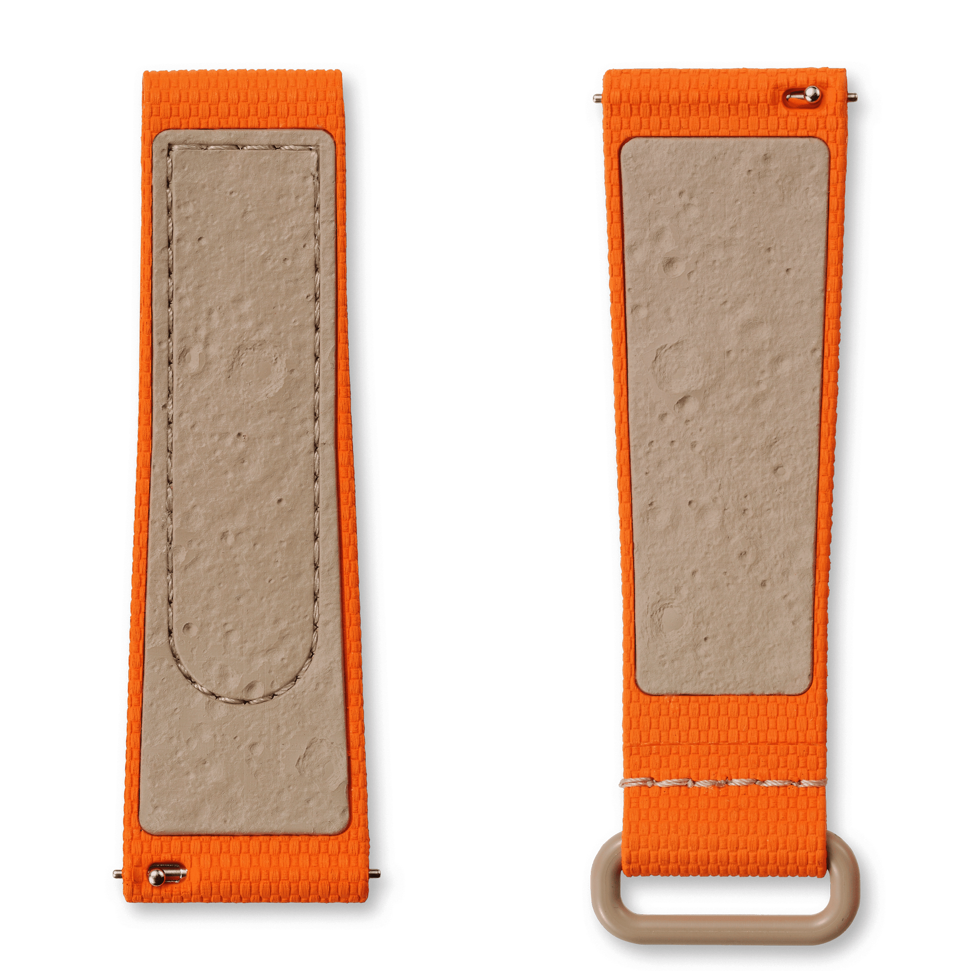 MOONSWATCH LARANJA/BORRACHA AREIA