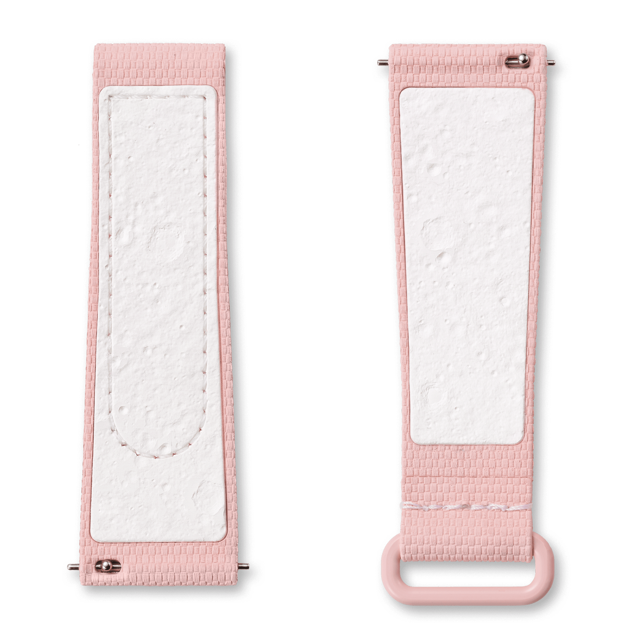 MOONSWATCH BORRACHA ROSA/BRANCA