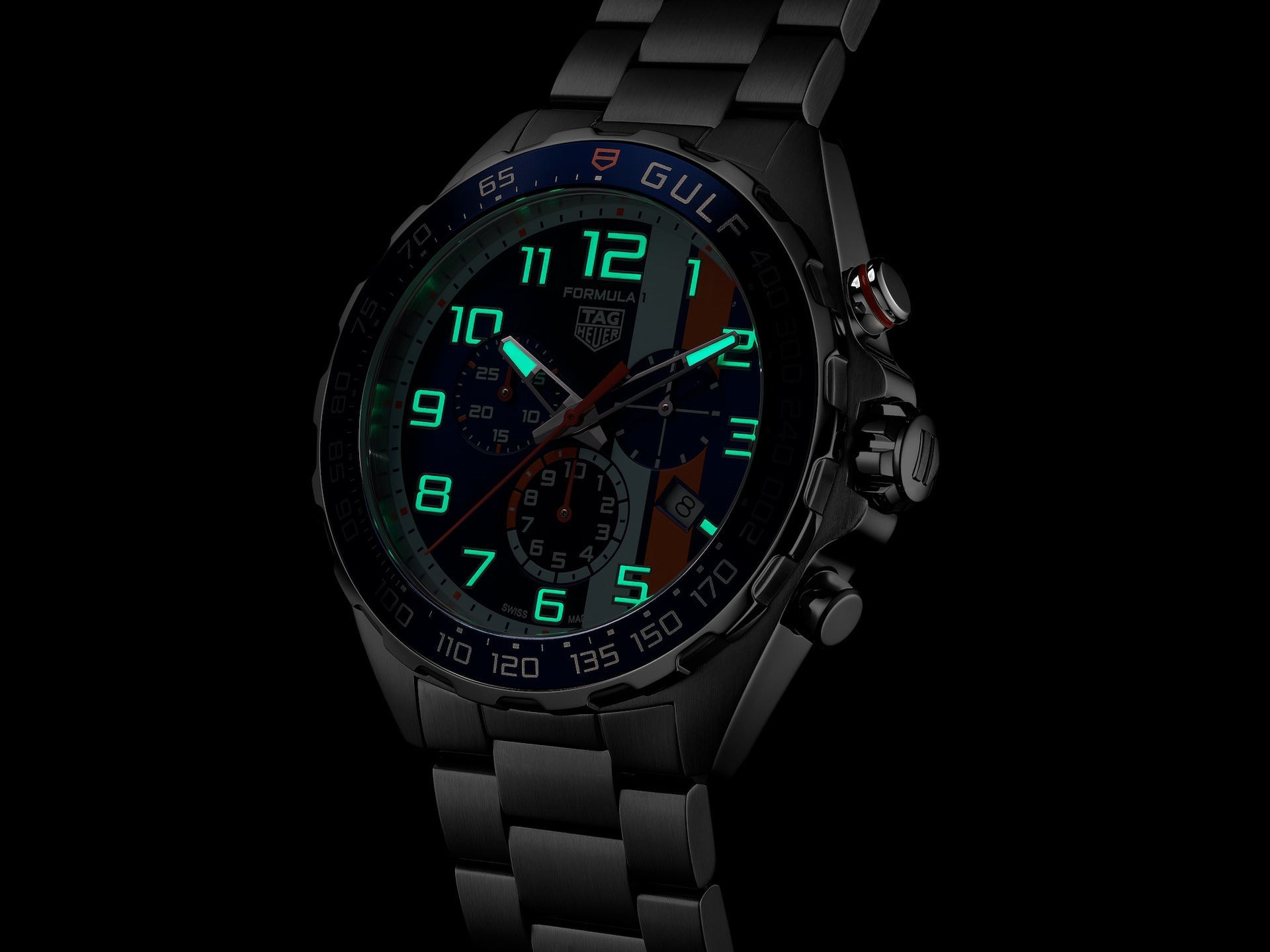 Relógio TAG Heuer Formula 1 Gulf CAZ101AT.BA0842 com Movimento Quartzo de 43mm