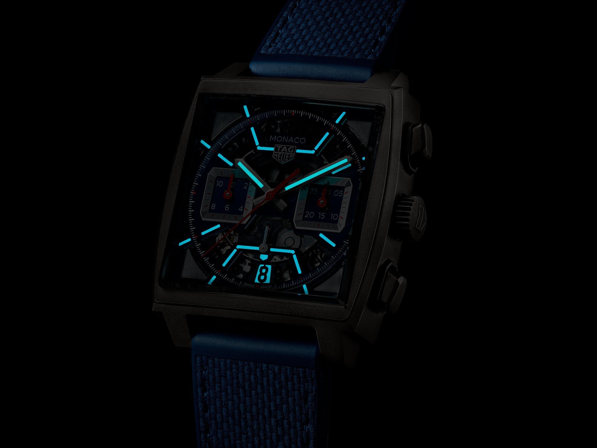 Relógio TAG Heuer Monaco CBL2182.FT6235 - Elegância Automática de 39mm