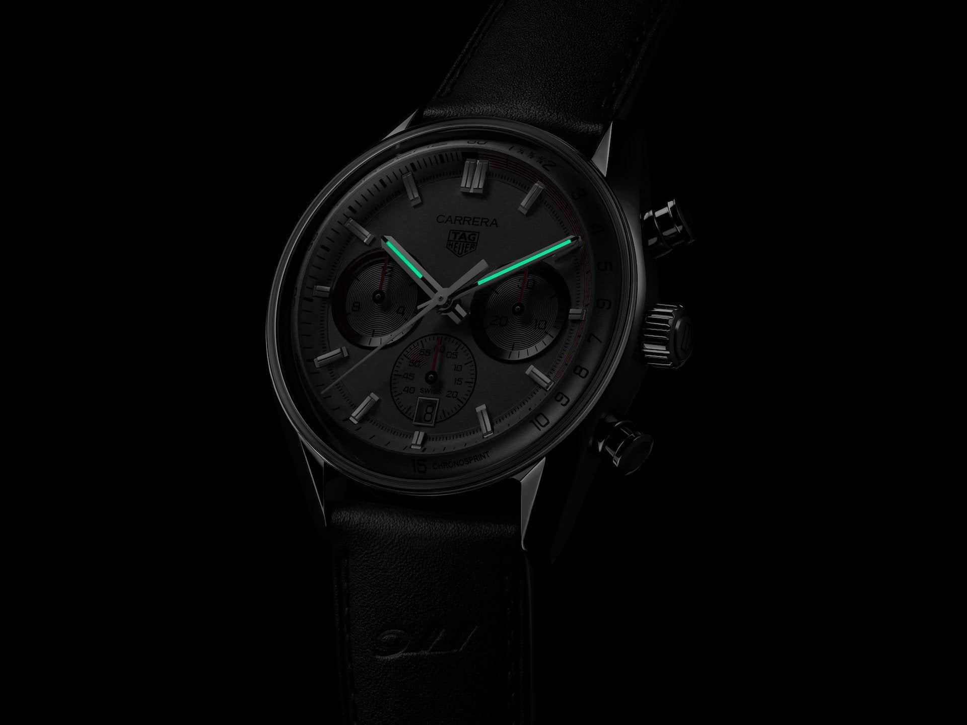 Relógio TAG Heuer Carrera Chronosprint x Porsche – Automático 42mm com Design Sofisticado