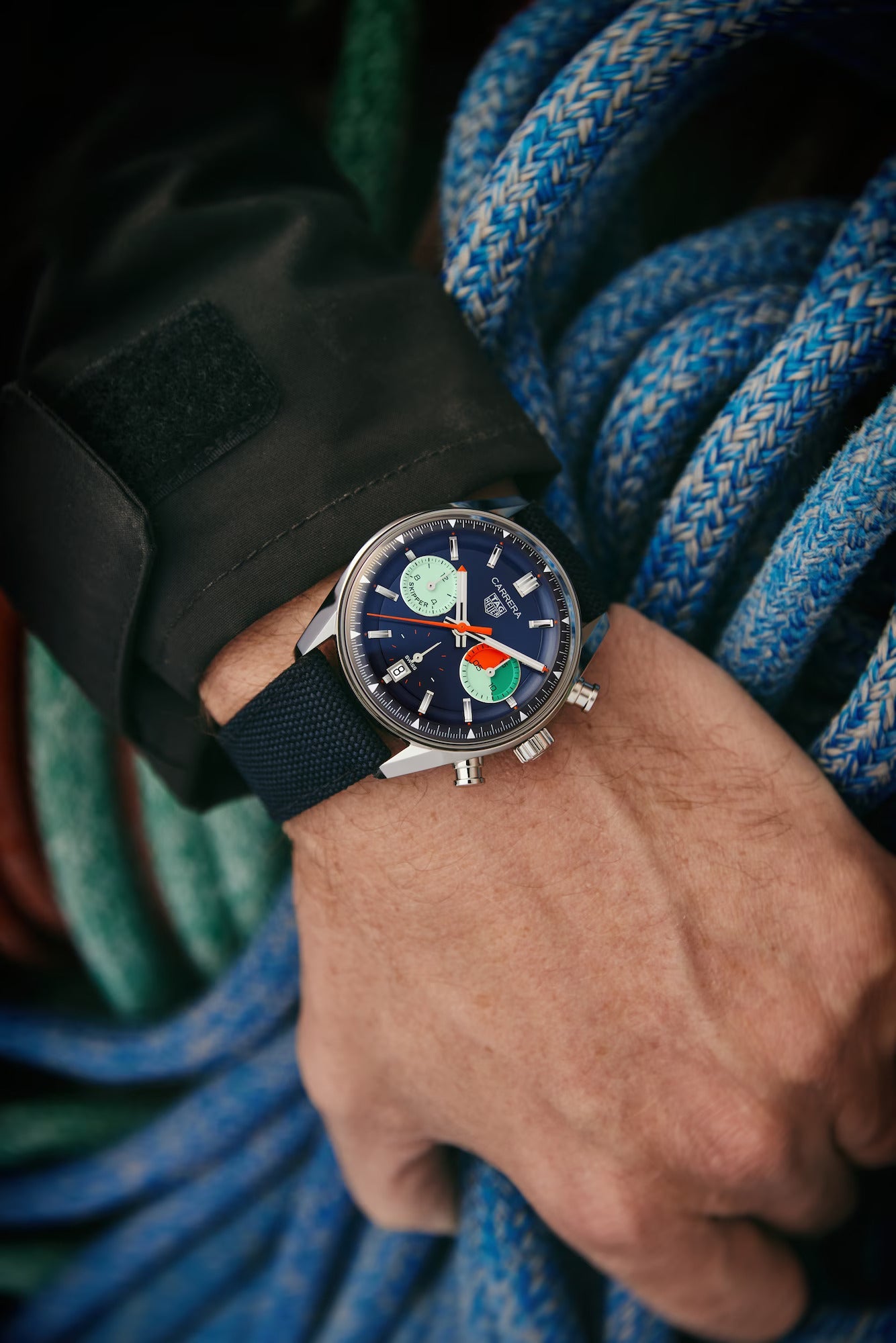 Relógio TAG Heuer Carrera Skipper CBS2213.FN600 - Elegância Automática de 39mm