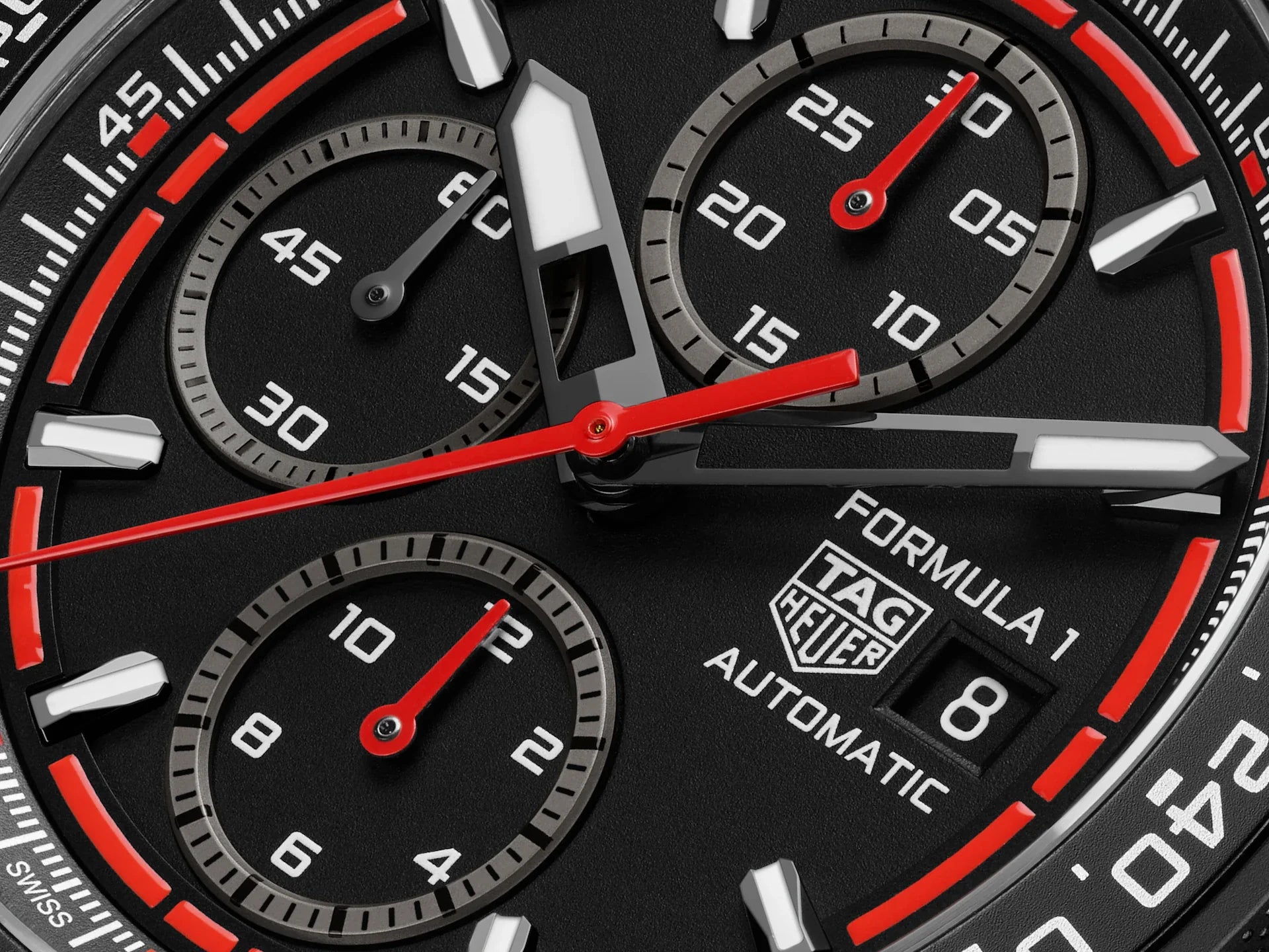 Relógio TAG Heuer Formula 1 Automático com Cronógrafo de 44mm em Titânio CBZ2085.FT8093