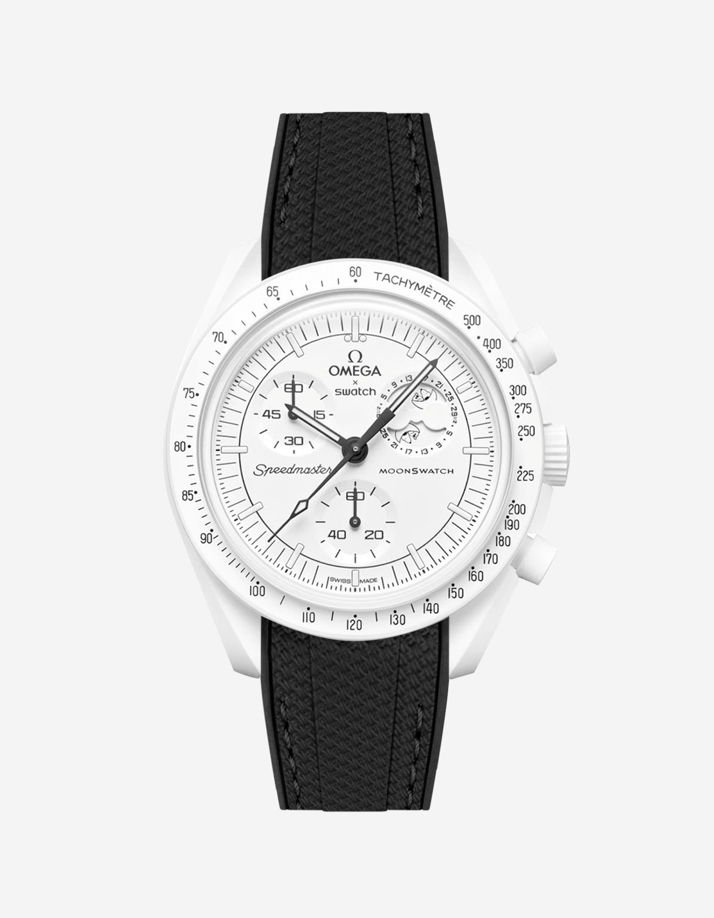 Relógio MoonSwatch Mission to The Moonphase (Pulseira de borracha)