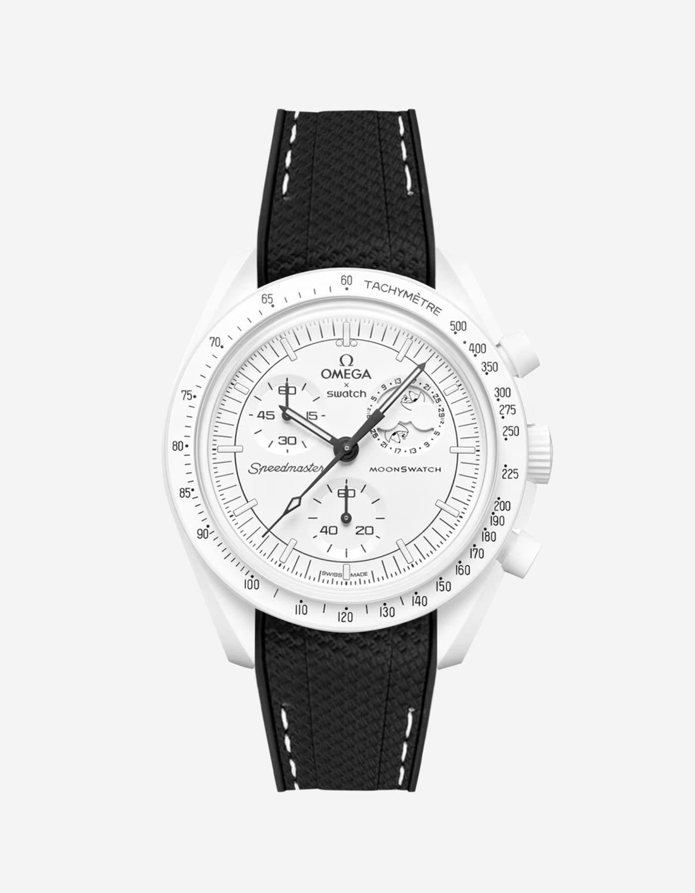 Relógio MoonSwatch Mission to The Moonphase (Pulseira de borracha)