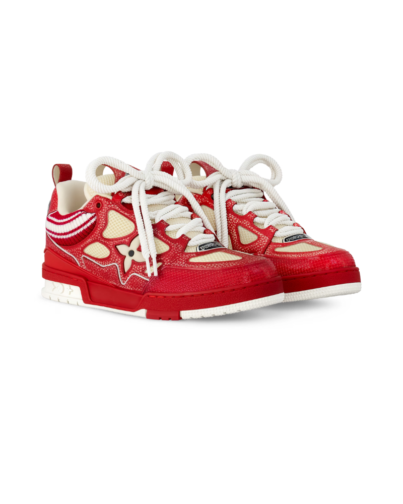 Tênis Louis Vuitton LV Skate Bege Branco