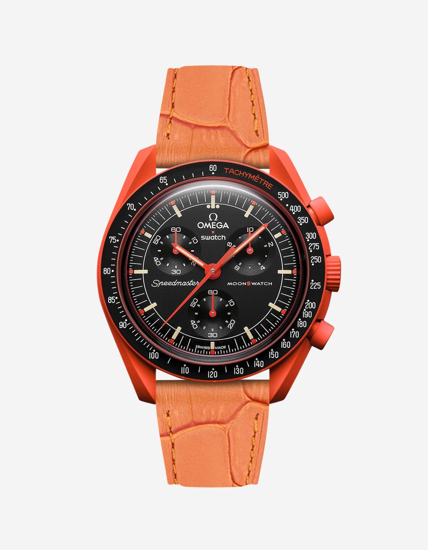 Relógio Missão na Terra - Lava (Pulseira em Couro)
