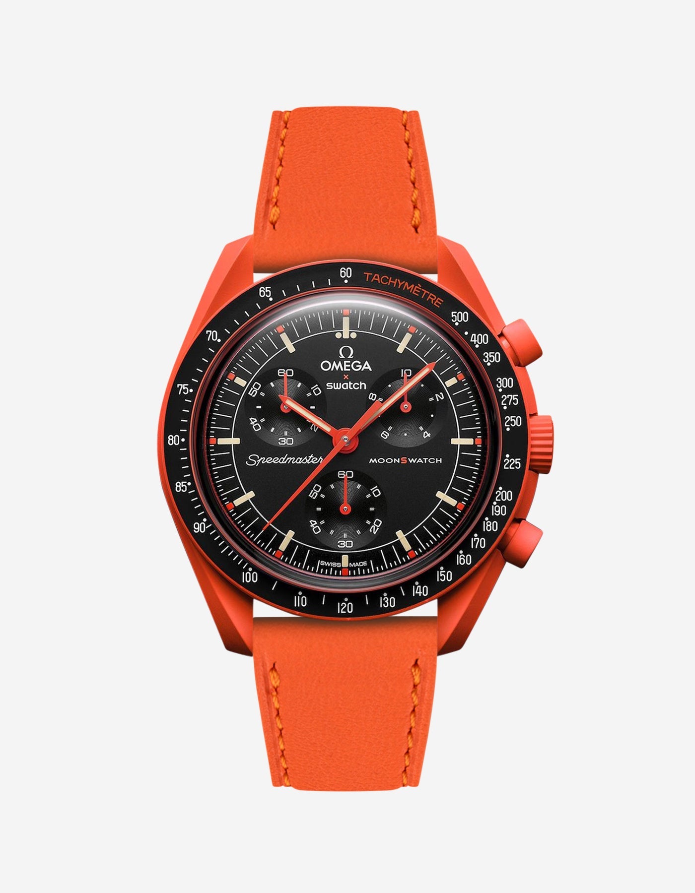 Relógio Missão na Terra - Lava (Pulseira em Couro)