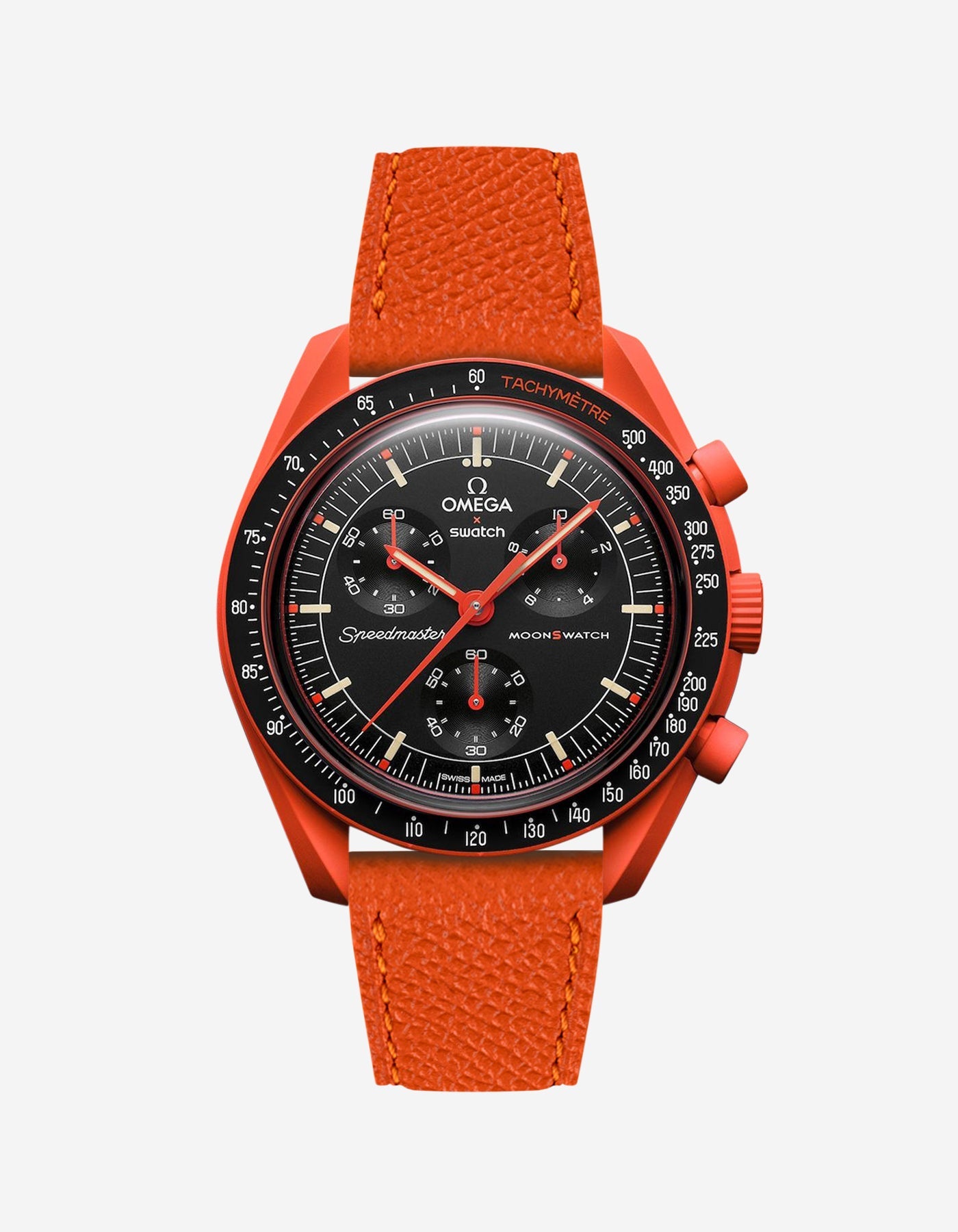 Relógio Missão na Terra - Lava (Pulseira em Couro)