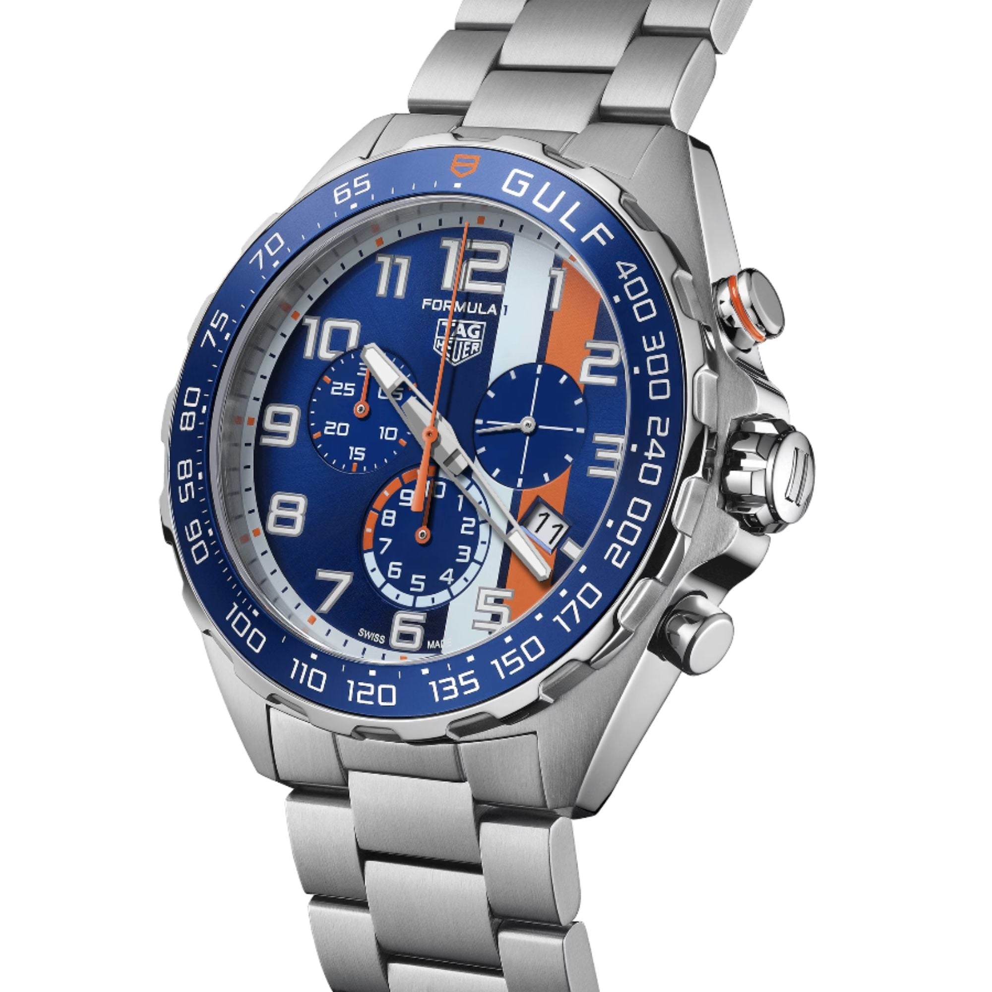 Relógio TAG Heuer Formula 1 Gulf CAZ101AT.BA0842 com Movimento Quartzo de 43mm