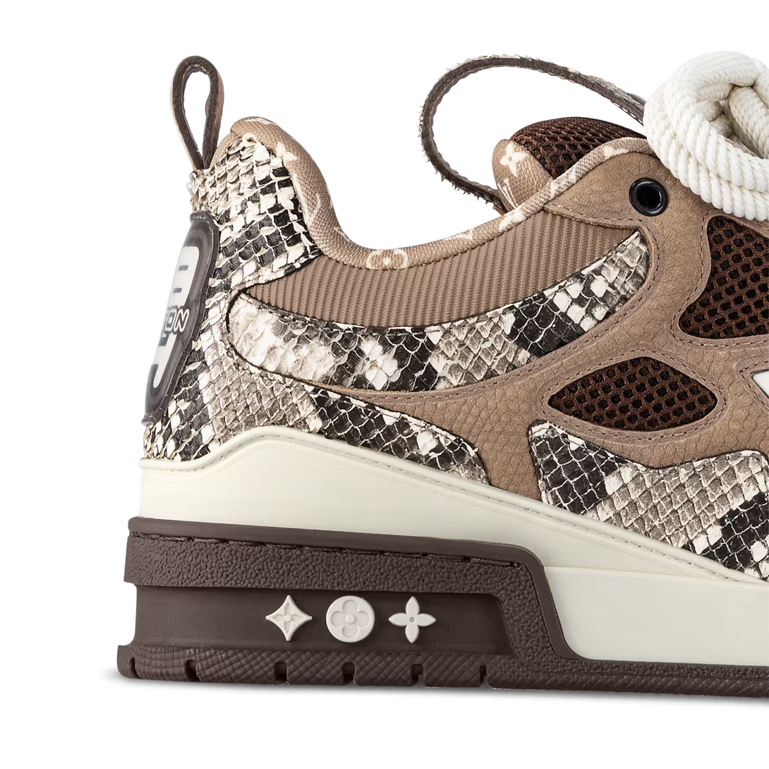 Tênis Louis Vuitton LV Skate Bege Branco