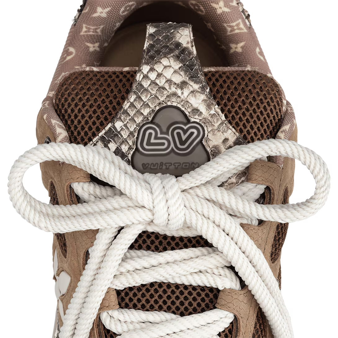 Tênis Louis Vuitton LV Skate Bege Branco