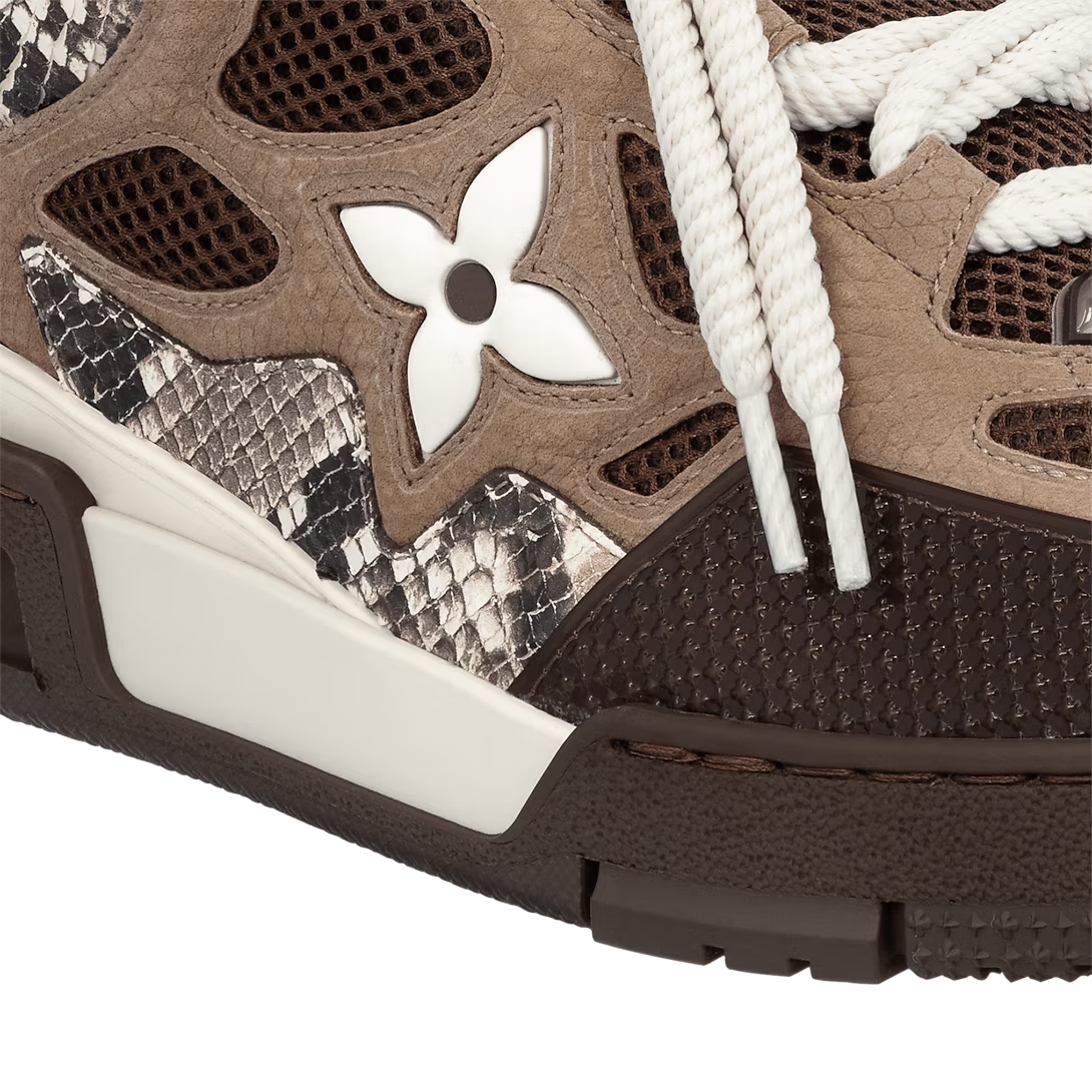 Tênis Louis Vuitton LV Skate Bege Branco