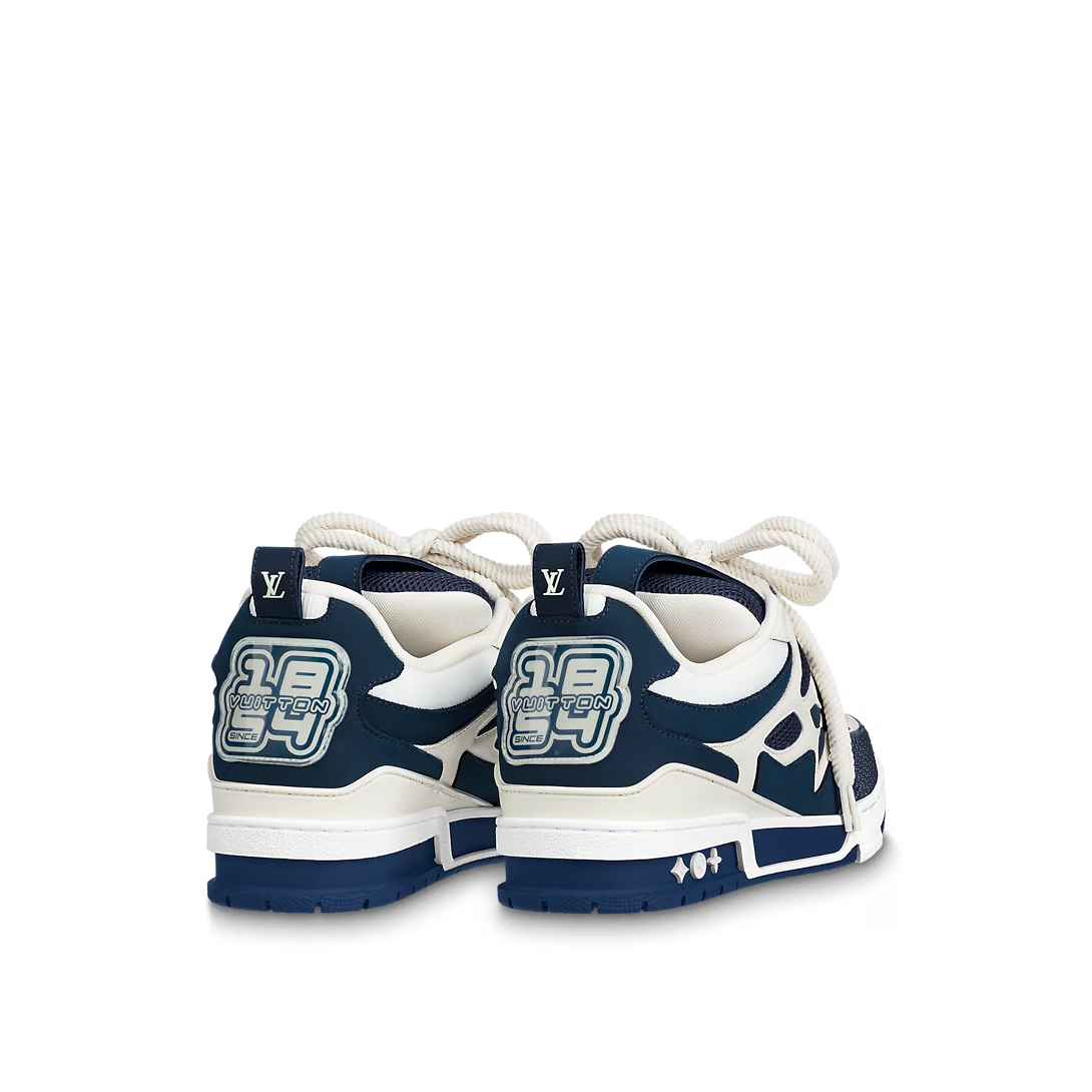 Tênis Louis Vuitton LV Skate Branco Marinho