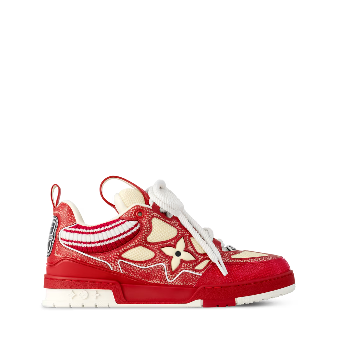 Tênis Louis Vuitton LV Skate Bege Branco