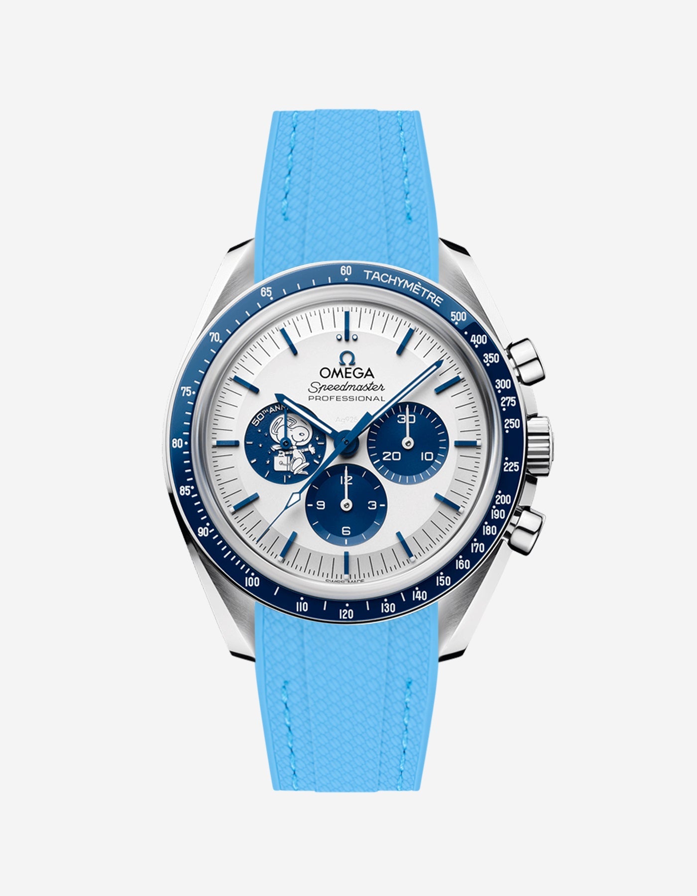 Rubber Strap for Omega Speedmaster “Silver Snoopy Award”
