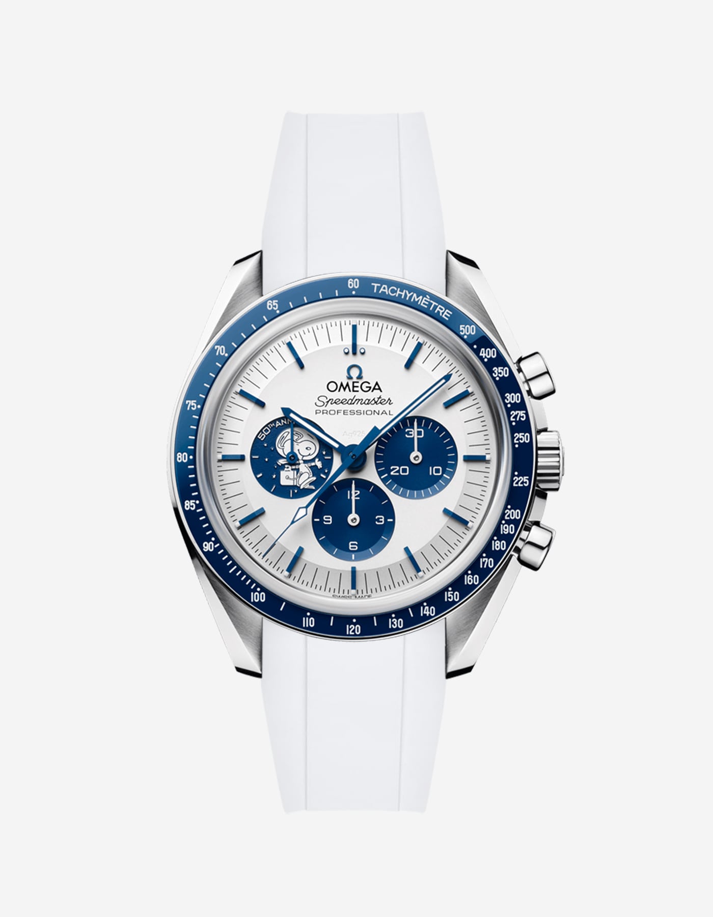 Rubber Strap for Omega Speedmaster “Silver Snoopy Award”