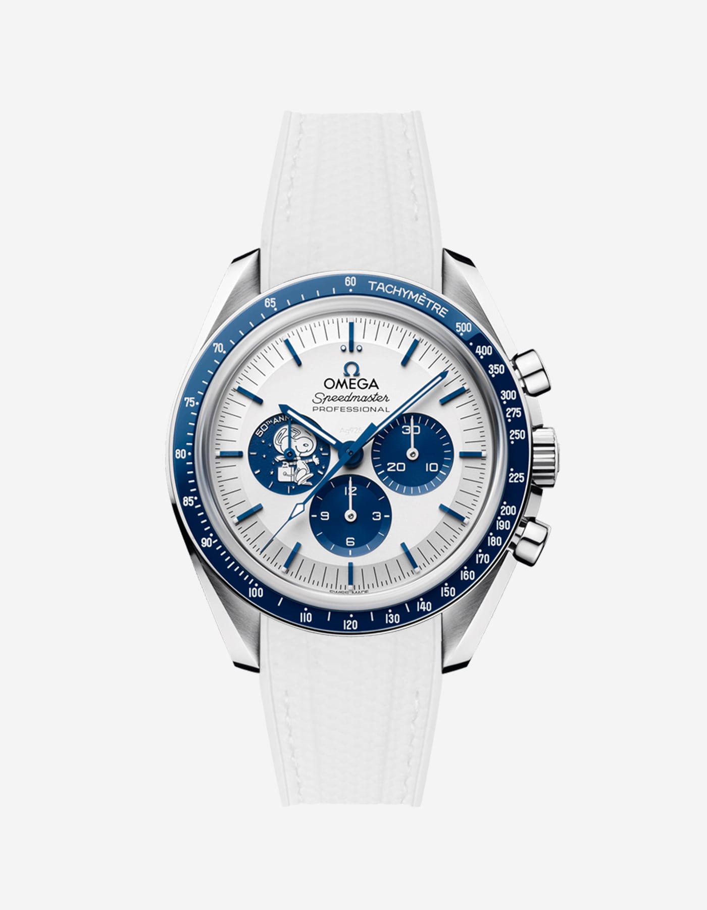 Rubber Strap for Omega Speedmaster “Silver Snoopy Award”