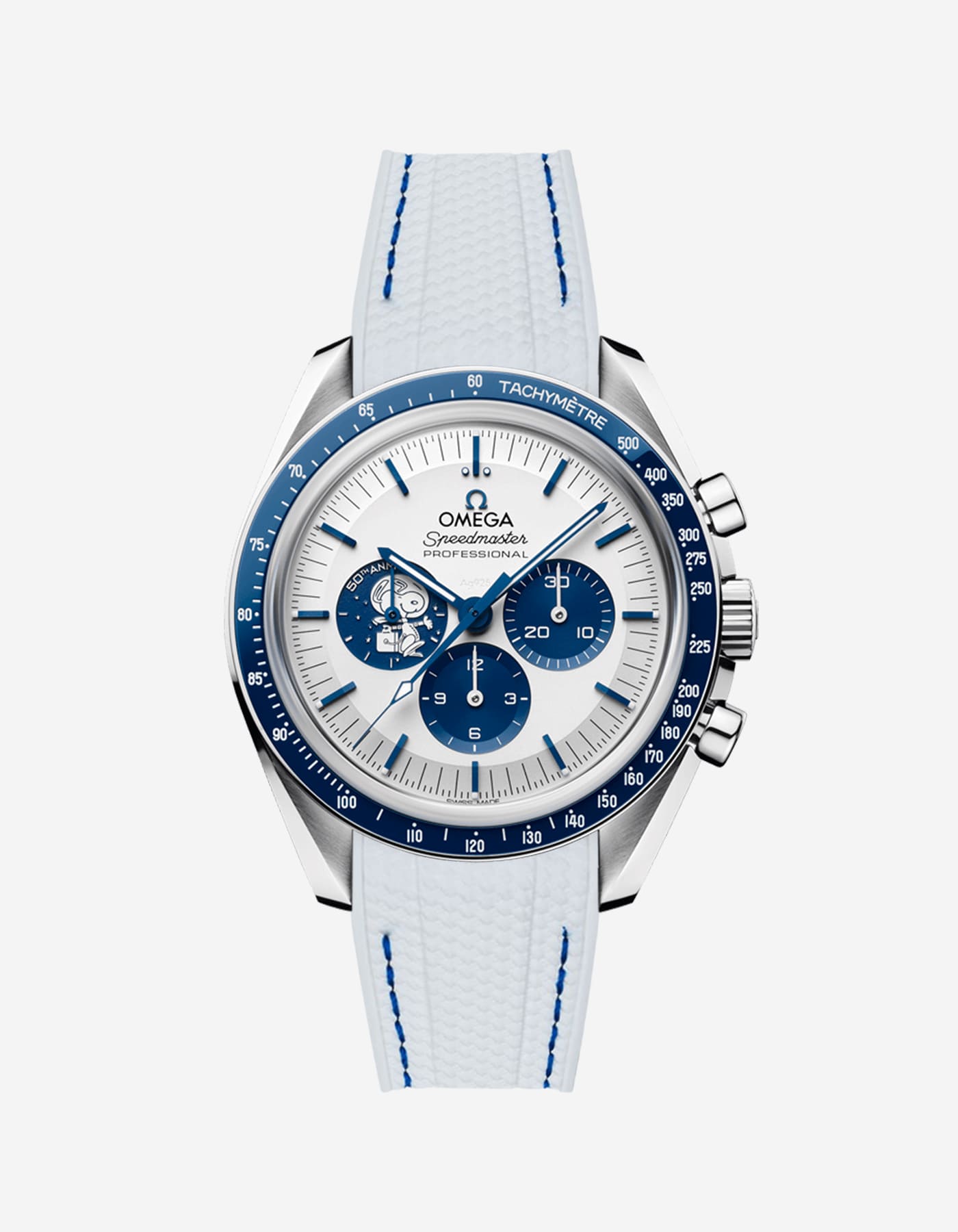 Rubber Strap for Omega Speedmaster “Silver Snoopy Award”