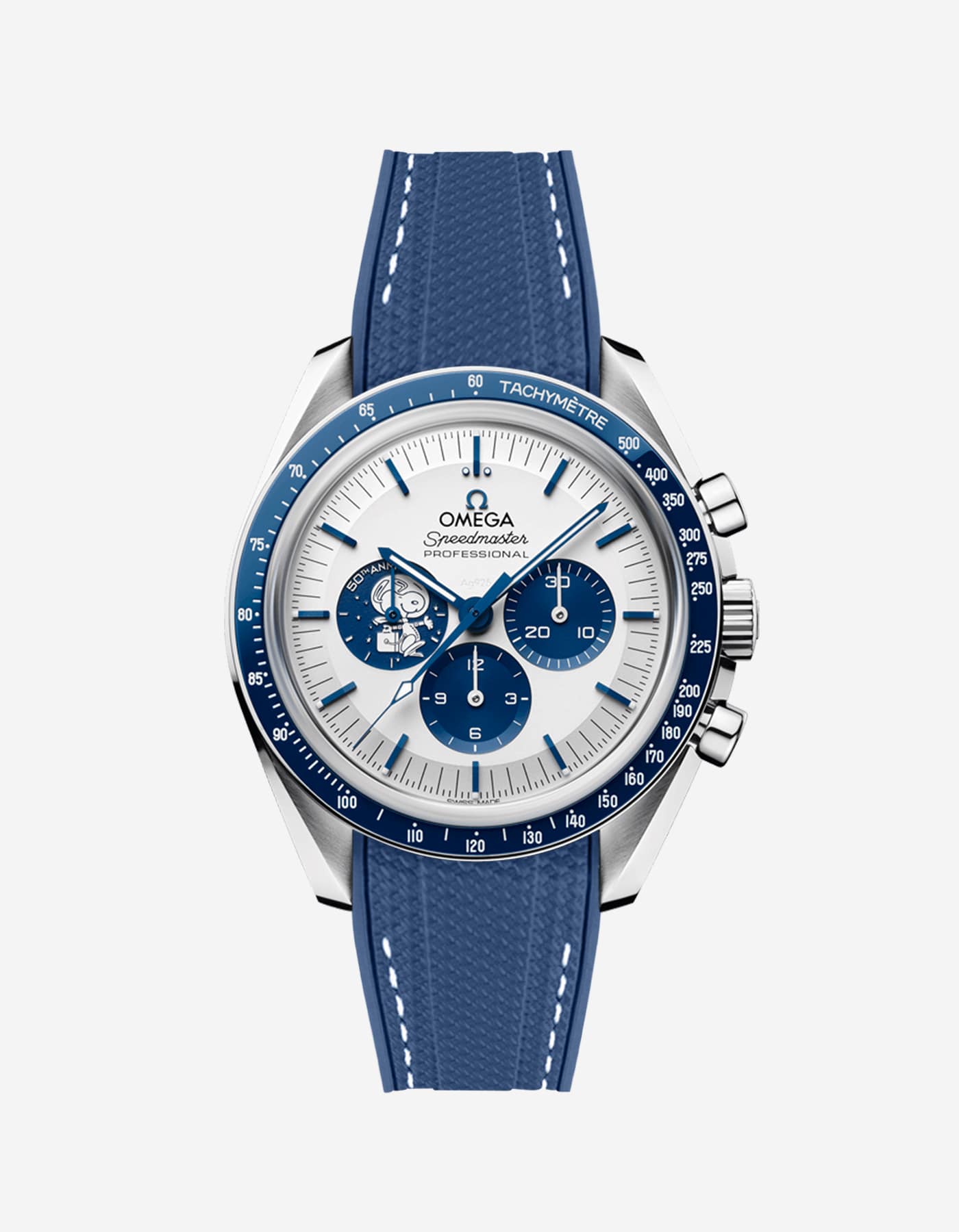 Rubber Strap for Omega Speedmaster “Silver Snoopy Award”