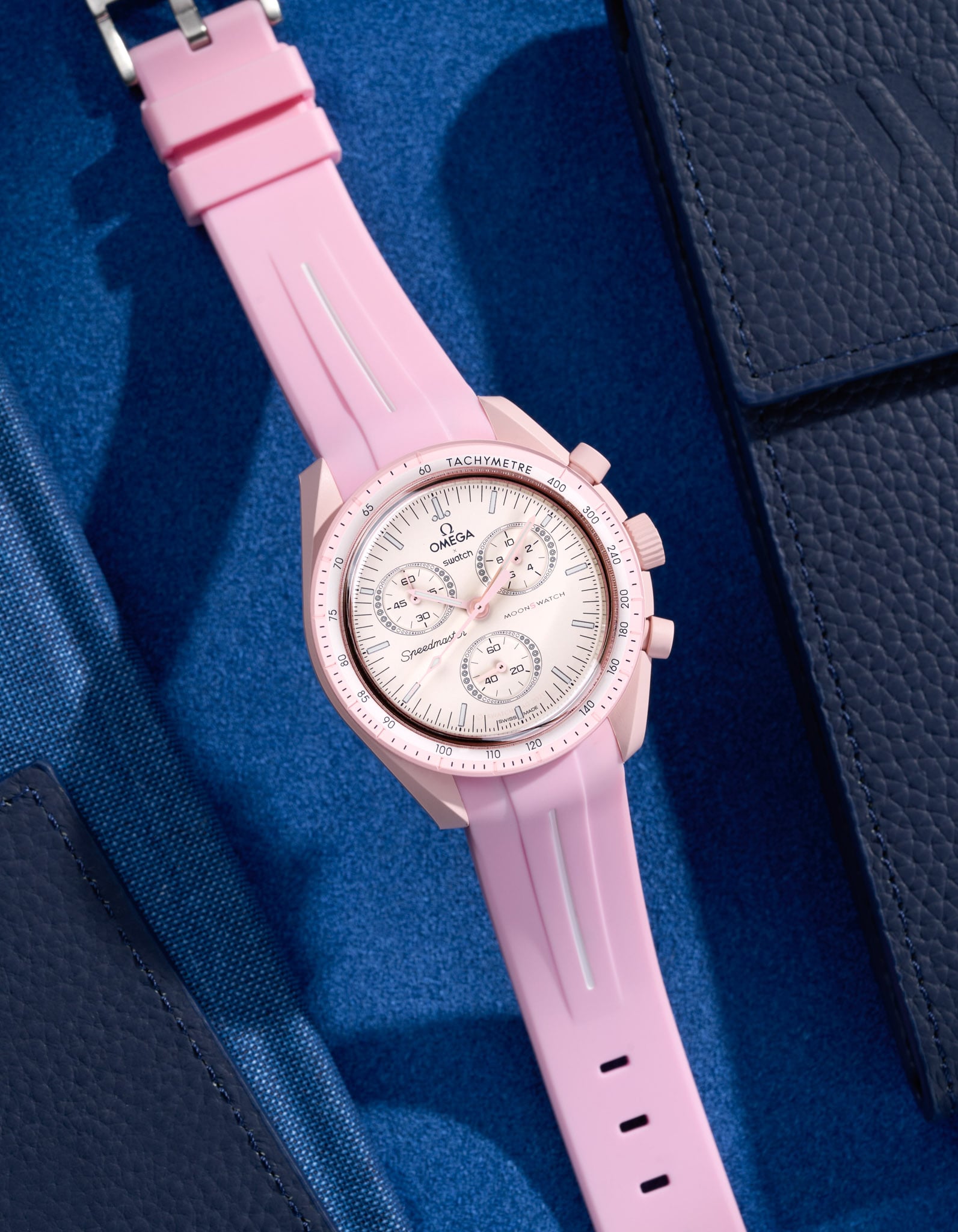 Relógio MoonSwatch Mission to Venus (Pulseira de borracha)