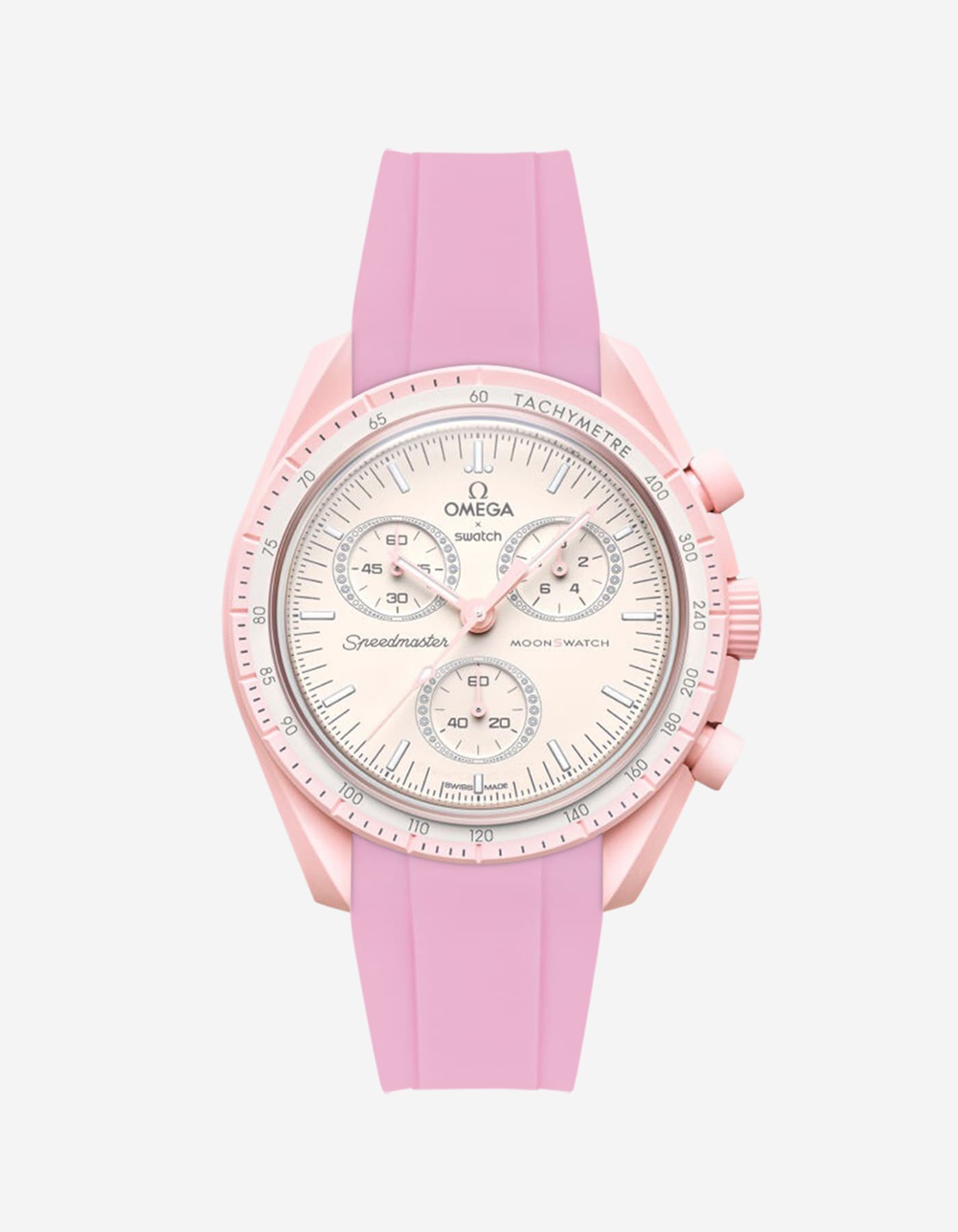 Relógio MoonSwatch Mission to Venus (Pulseira de borracha)