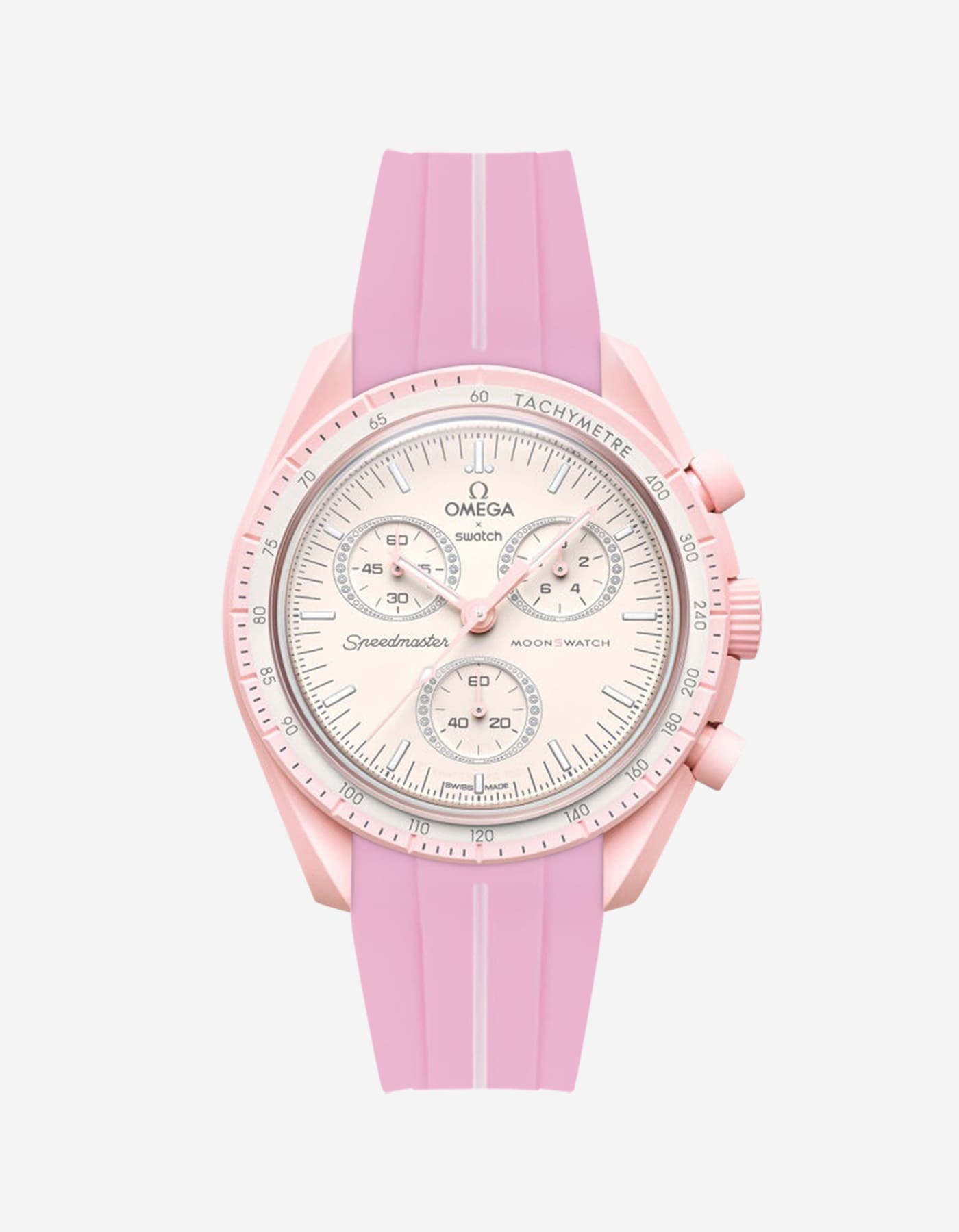 Relógio MoonSwatch Mission to Venus (Pulseira de borracha)