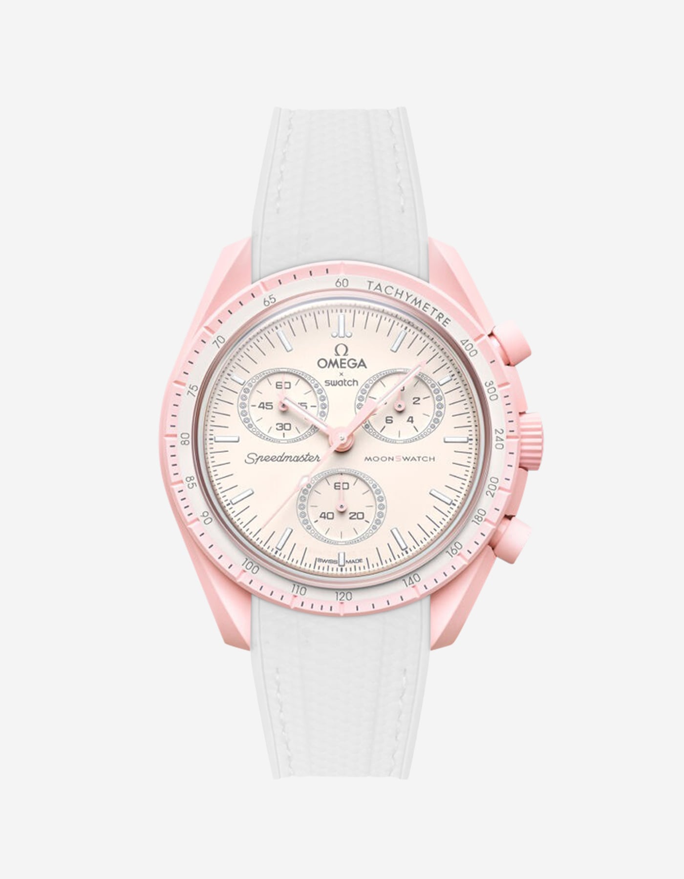 Relógio MoonSwatch Mission to Venus (Pulseira de borracha)