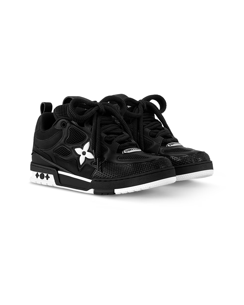 Tênis Louis Vuitton LV Skate Preto e Branco