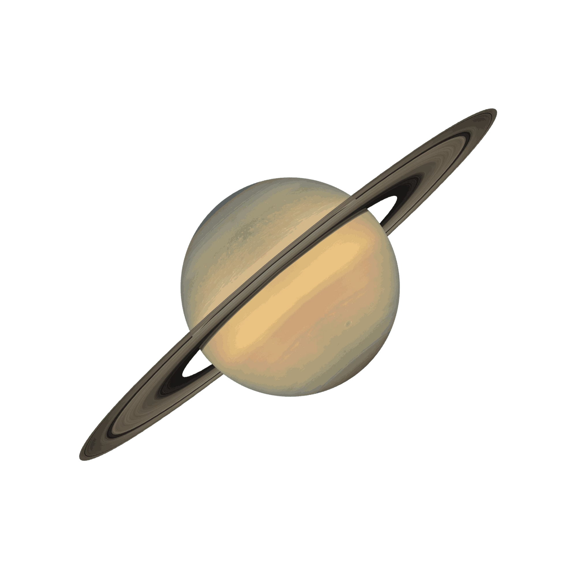 Relógio Mission to Saturn - Pulseira em VELCRO©.