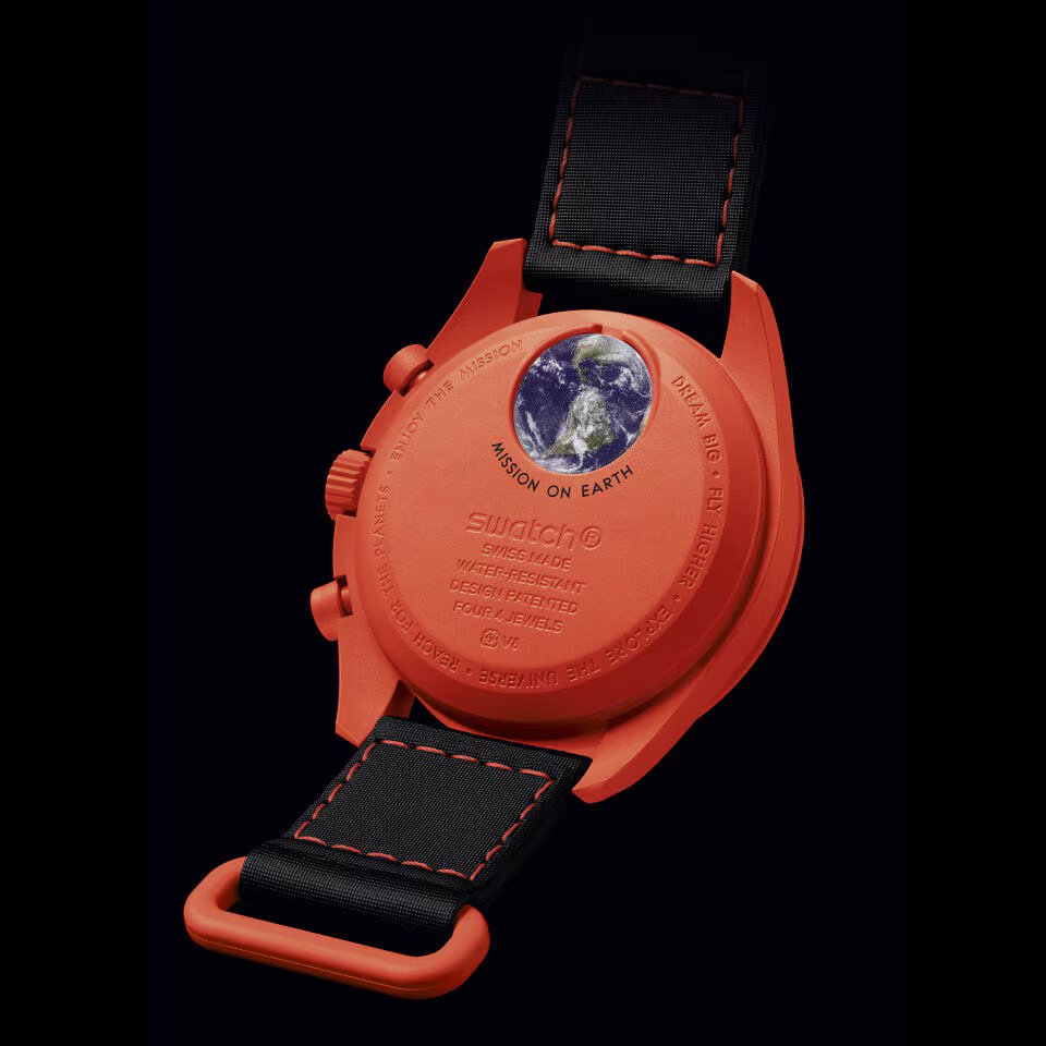 Relógio Missão na Terra Lava - Pulseira em VELCRO©.