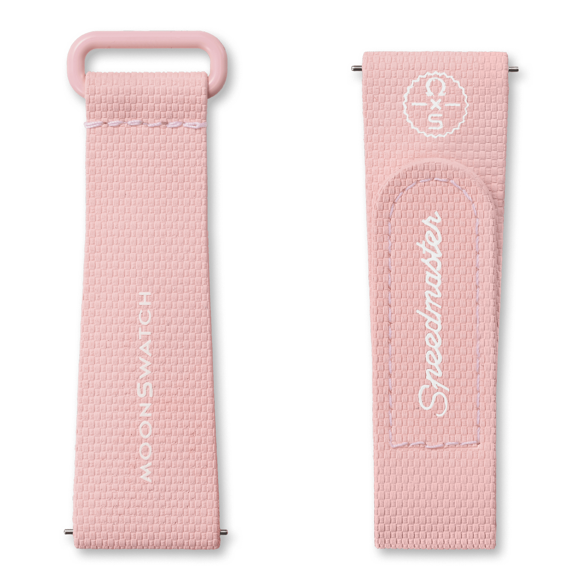 MOONSWATCH BORRACHA ROSA/BRANCA