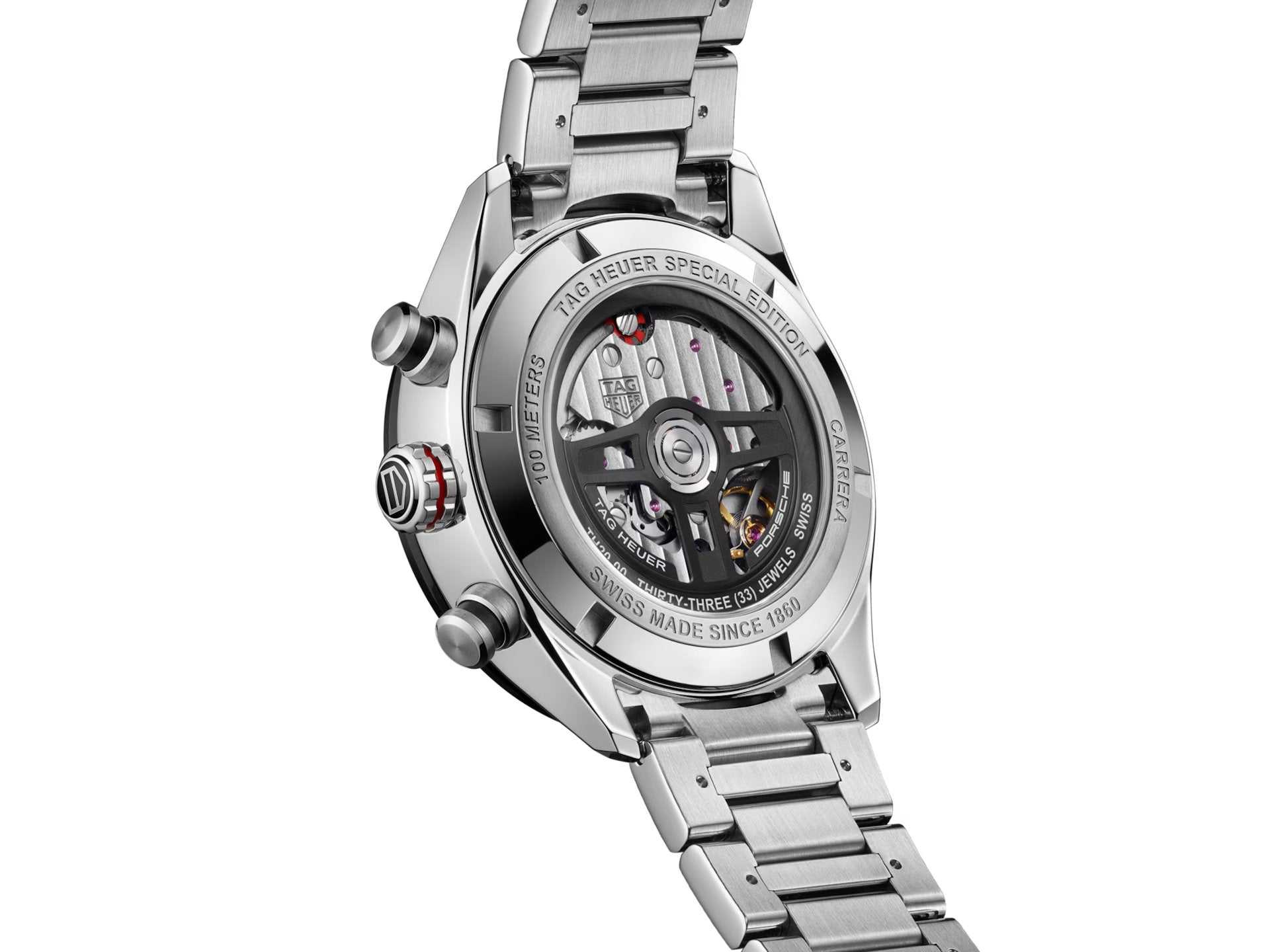 Relógio TAG Heuer Especial Carrera Chronograph Automático 44mm Edição Limitada Porsche CBN2A1F.BA0643