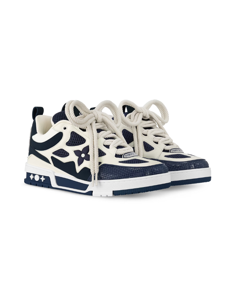 Tênis Louis Vuitton LV Skate Branco Marinho