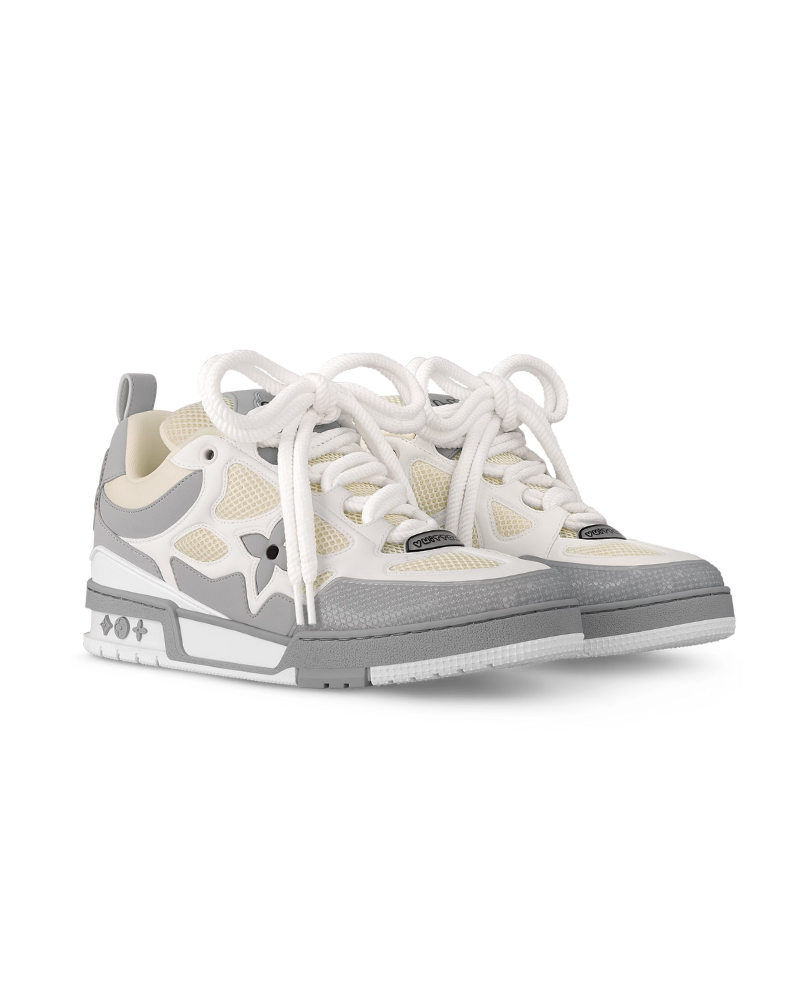 Tênis Louis Vuitton LV Skate Bege Branco