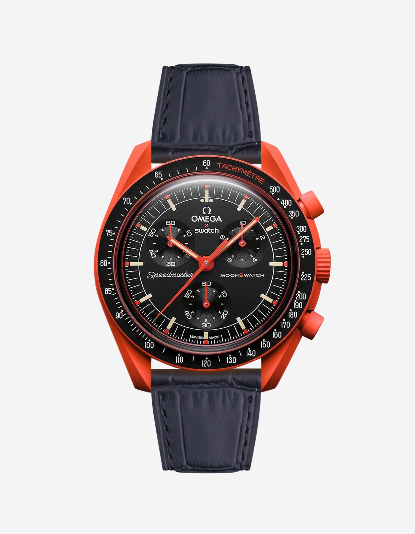 Relógio Missão na Terra - Lava (Pulseira em Couro)