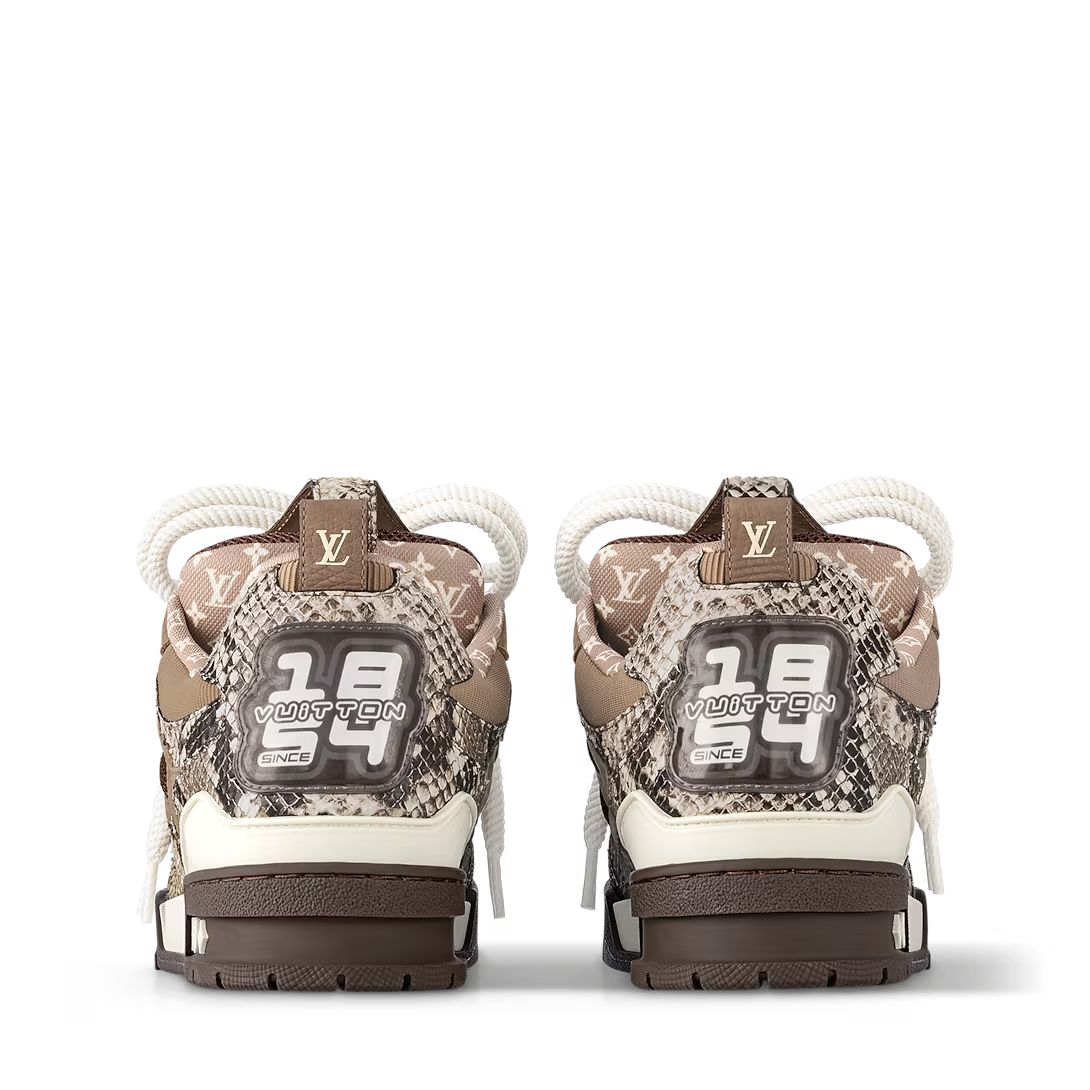 Tênis Louis Vuitton LV Skate Bege Branco