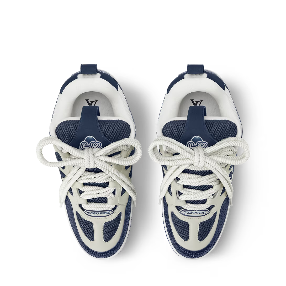 Tênis Louis Vuitton LV Skate Branco Marinho