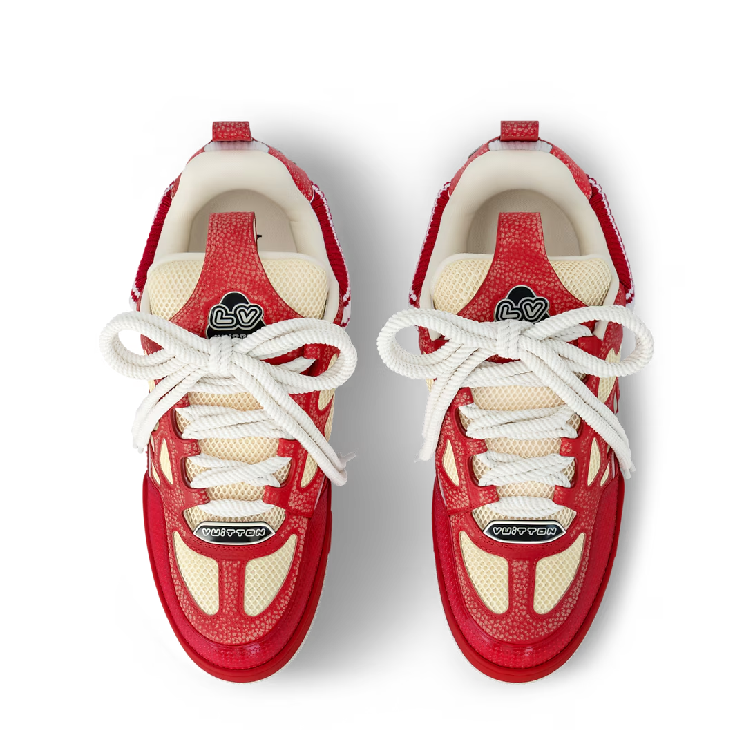 Tênis Louis Vuitton LV Skate Bege Branco
