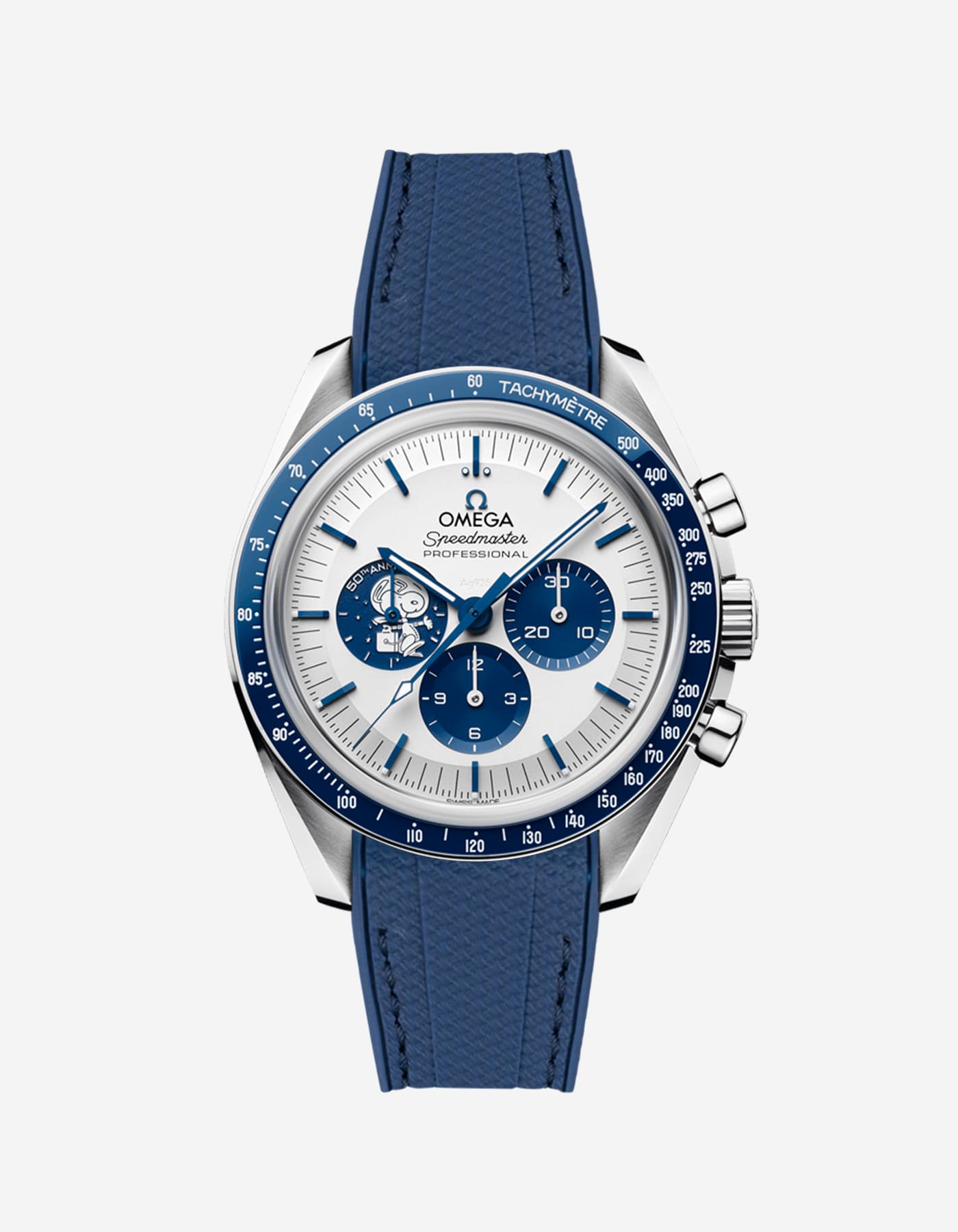 Rubber Strap for Omega Speedmaster “Silver Snoopy Award”
