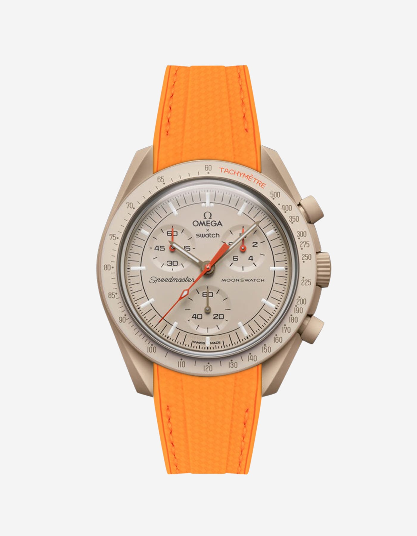 Relógio MoonSwatch Mission to Jupiter (Pulseira de borracha)