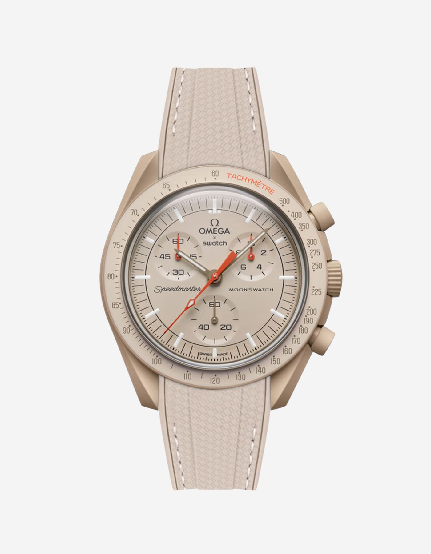 Relógio MoonSwatch Mission to Jupiter (Pulseira de borracha)