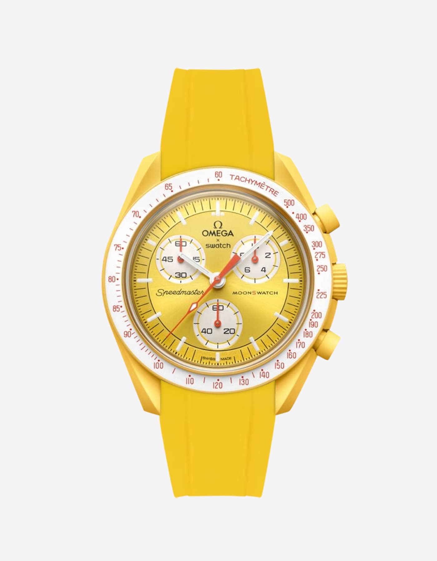 Relógio MoonSwatch Mission to the Sun (Pulseira de borracha)