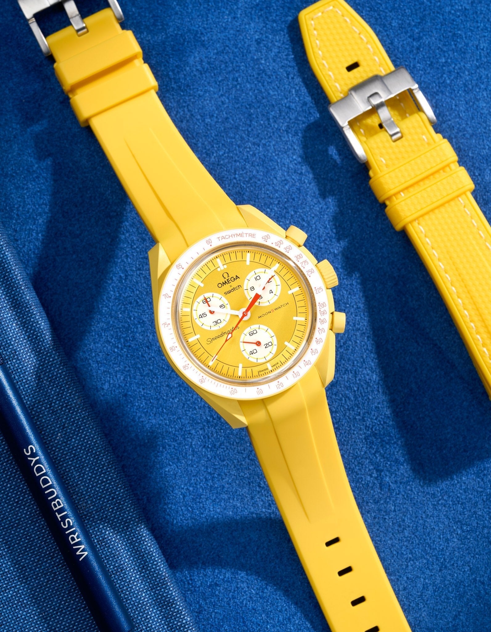 Relógio MoonSwatch Mission to the Sun (Pulseira de borracha)