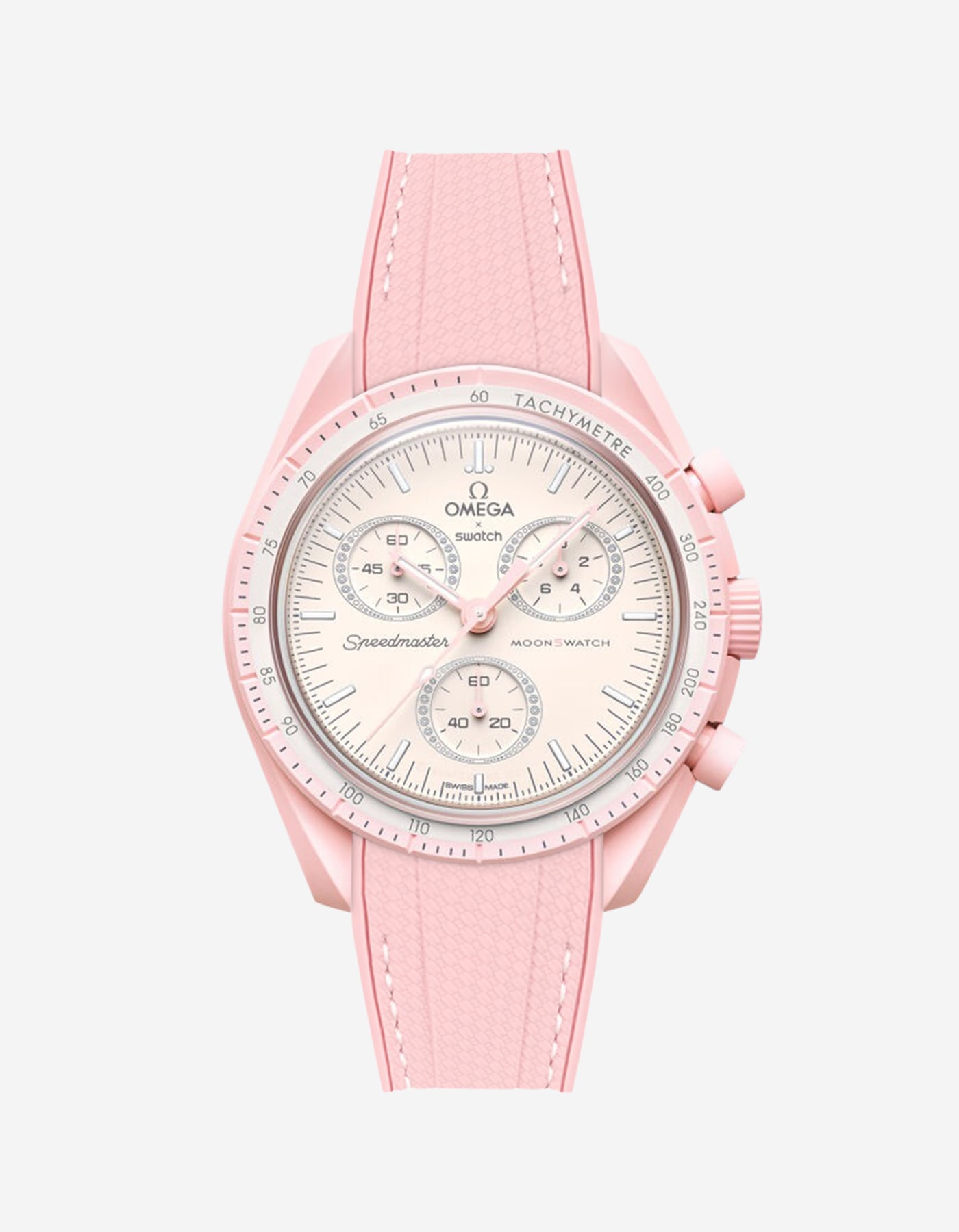 Relógio MoonSwatch Mission to Venus (Pulseira de borracha)